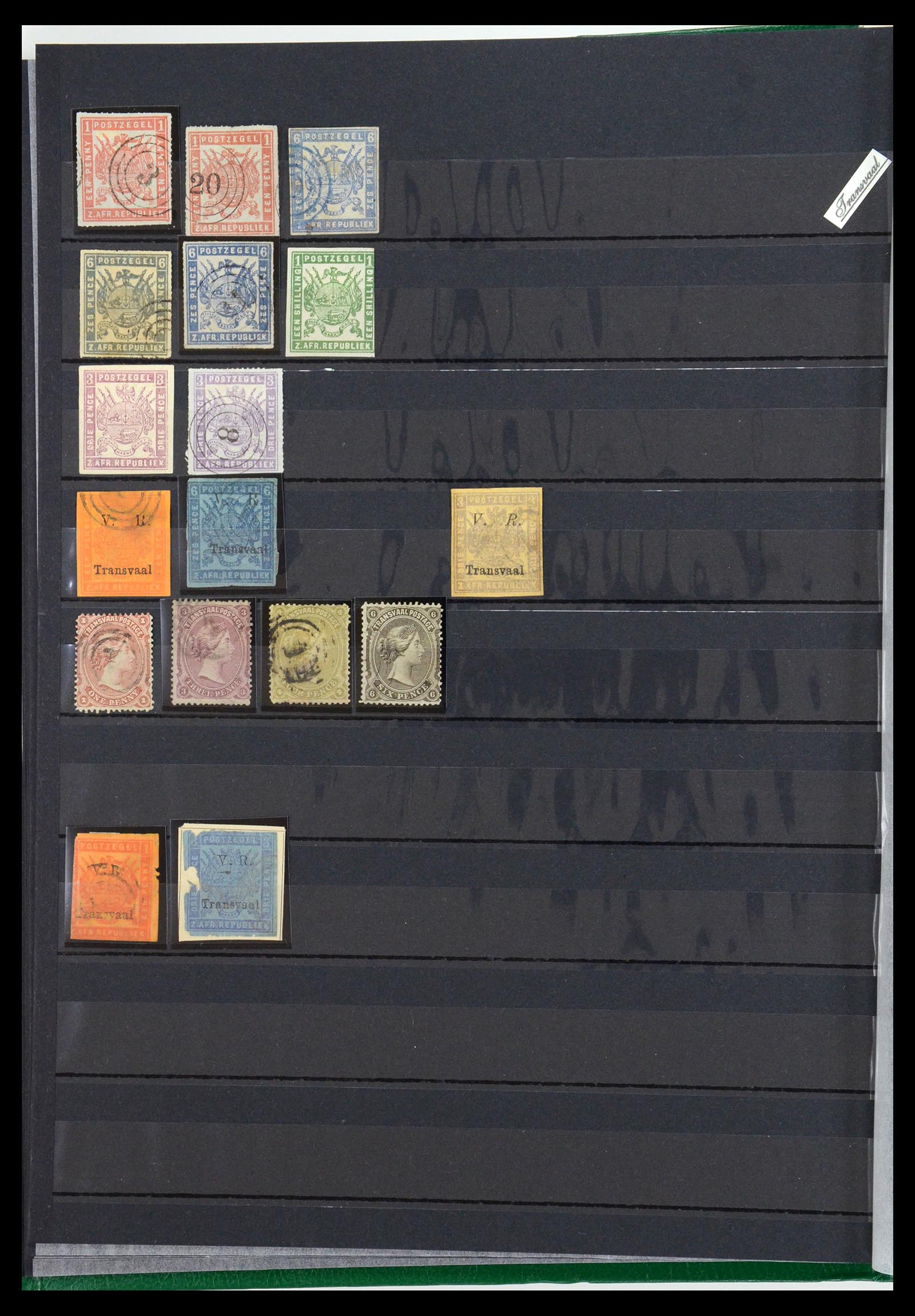 35789 010 - Postzegelverzameling 35789 Zuid Afrika en gebieden 1855-1999.