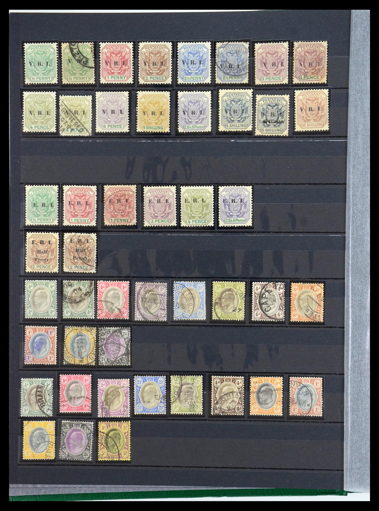 35789 014 - Postzegelverzameling 35789 Zuid Afrika en gebieden 1855-1999.