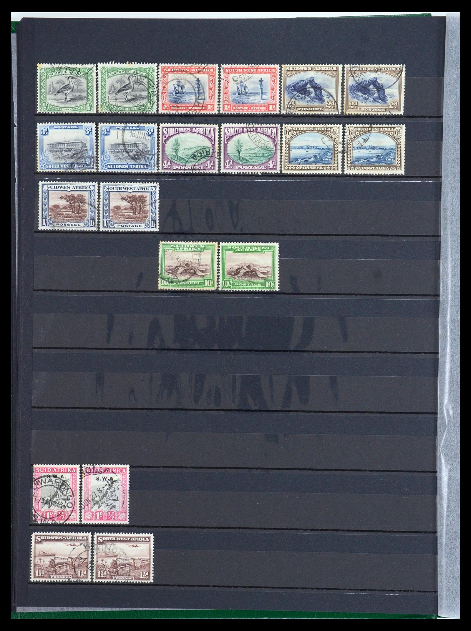 35789 018 - Postzegelverzameling 35789 Zuid Afrika en gebieden 1855-1999.