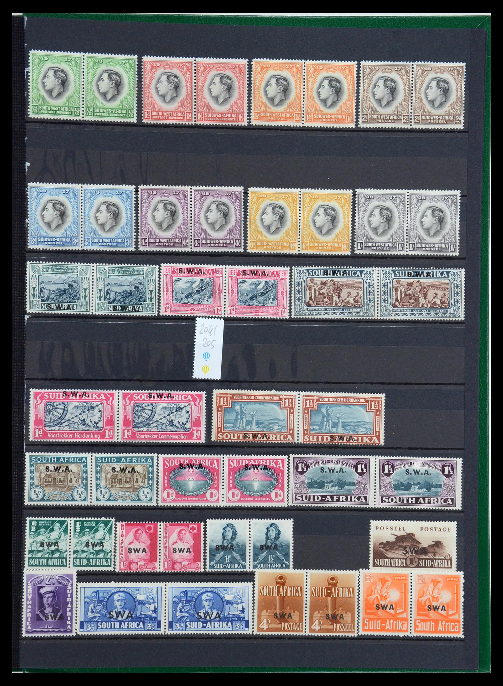35789 019 - Postzegelverzameling 35789 Zuid Afrika en gebieden 1855-1999.