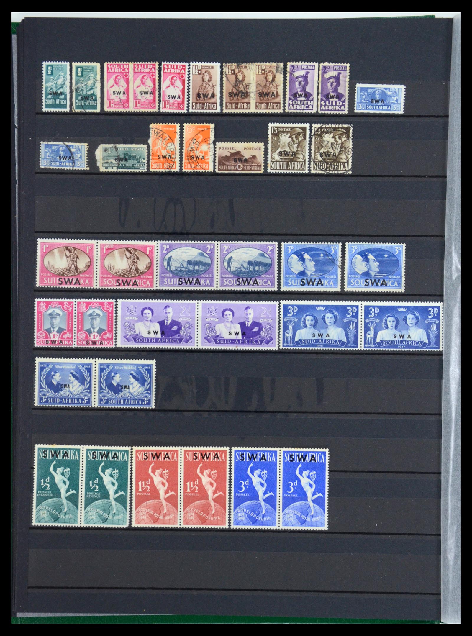 35789 020 - Postzegelverzameling 35789 Zuid Afrika en gebieden 1855-1999.