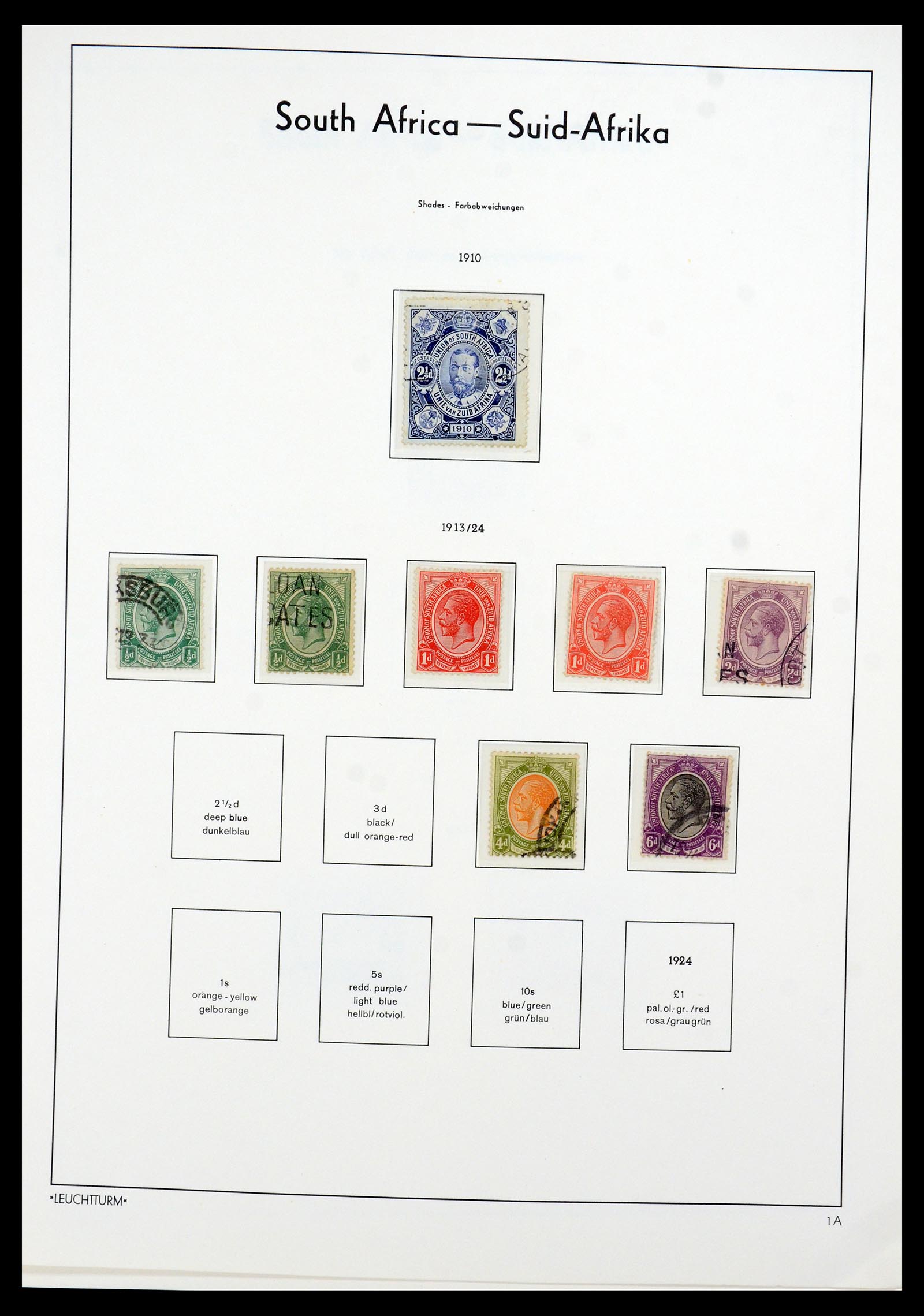 35789 033 - Postzegelverzameling 35789 Zuid Afrika en gebieden 1855-1999.