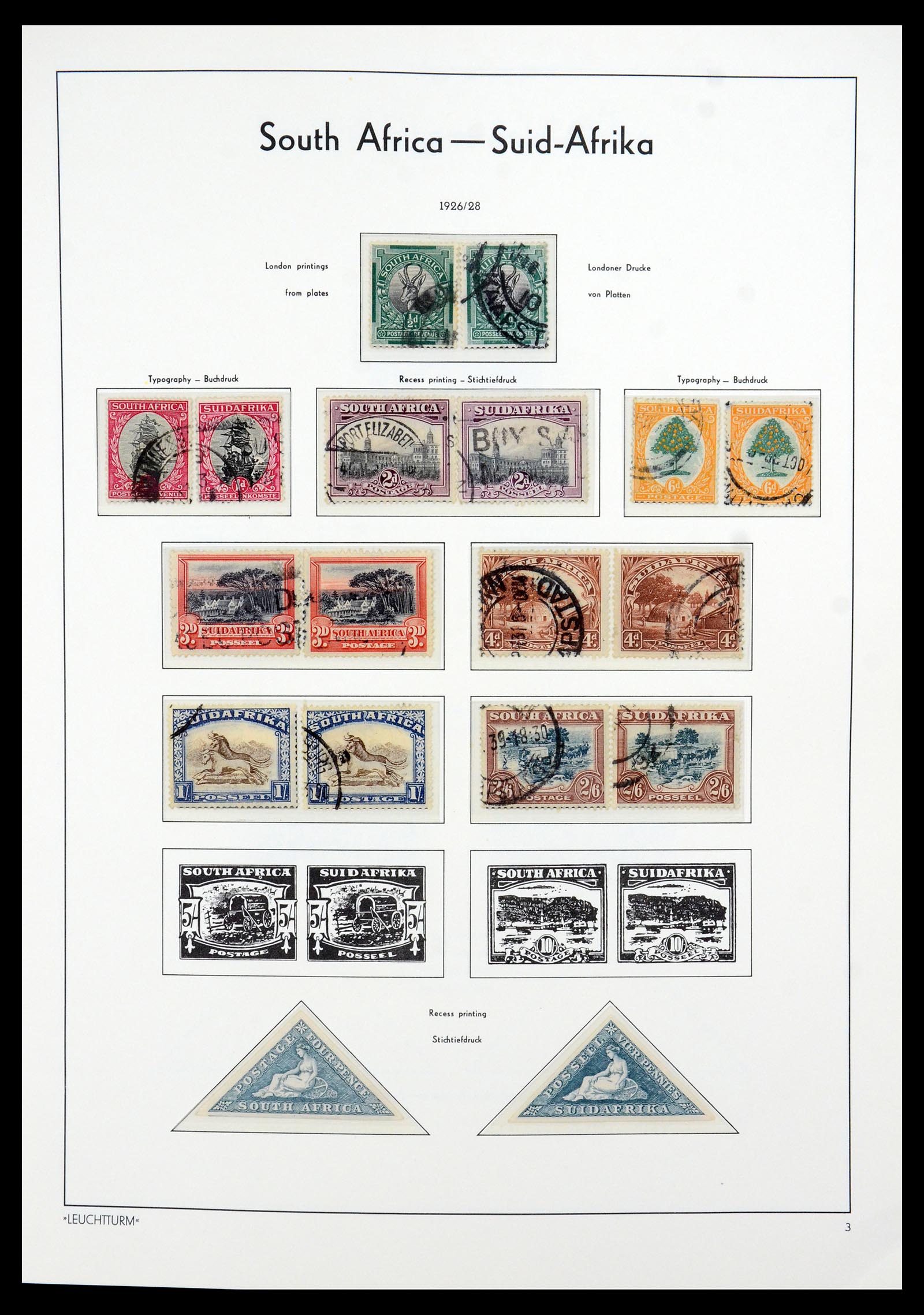 35789 035 - Postzegelverzameling 35789 Zuid Afrika en gebieden 1855-1999.