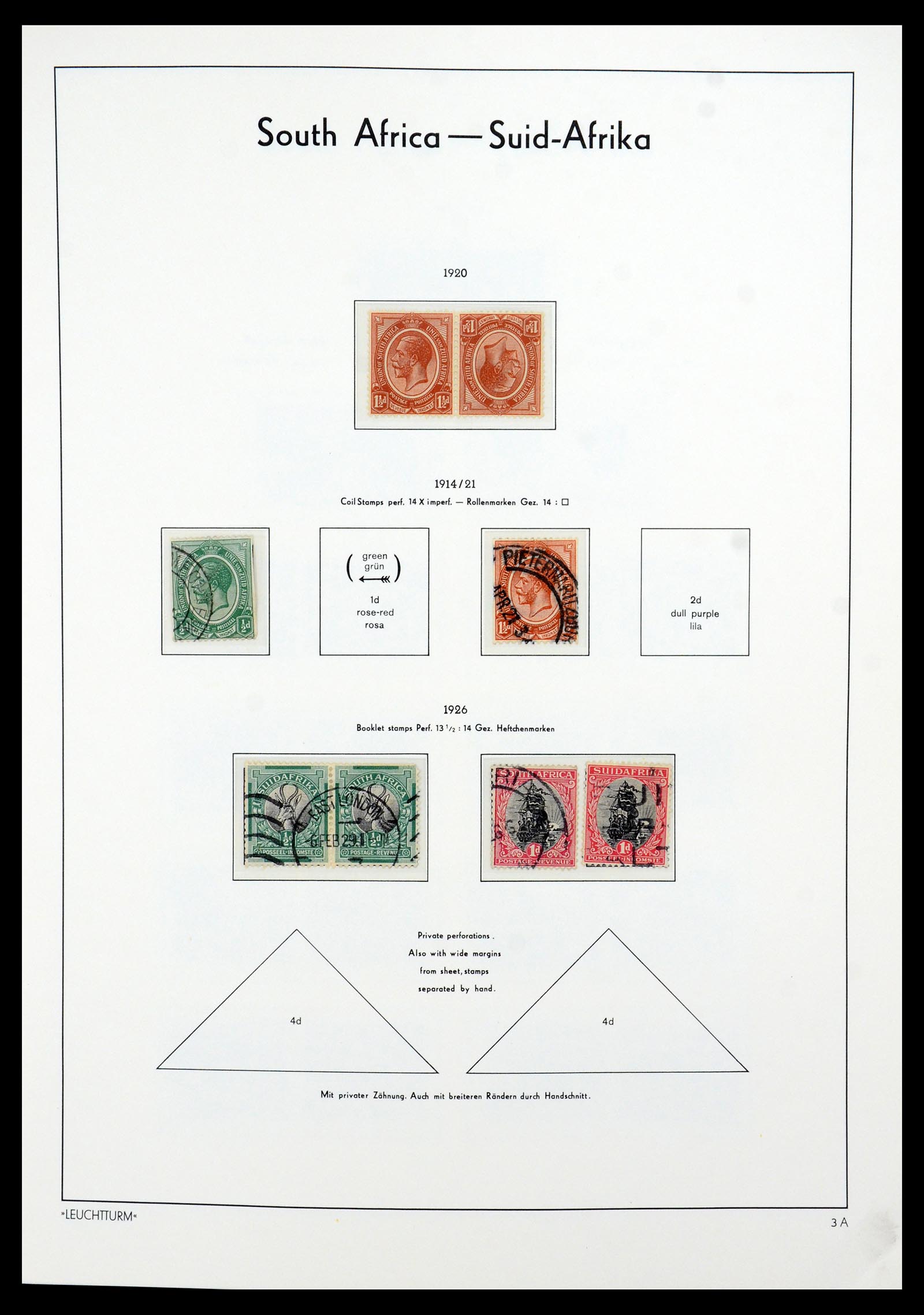 35789 036 - Postzegelverzameling 35789 Zuid Afrika en gebieden 1855-1999.