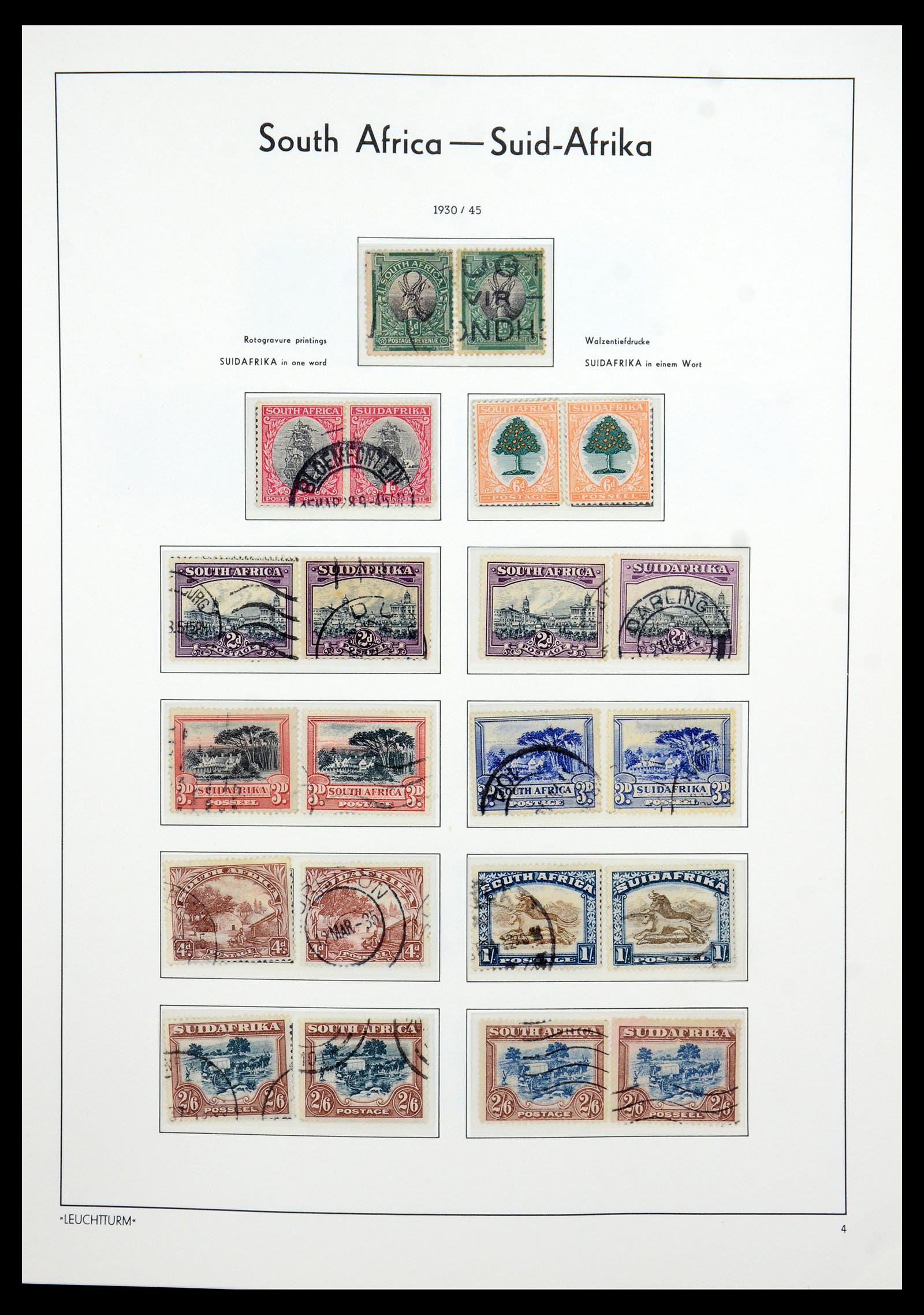 35789 037 - Postzegelverzameling 35789 Zuid Afrika en gebieden 1855-1999.