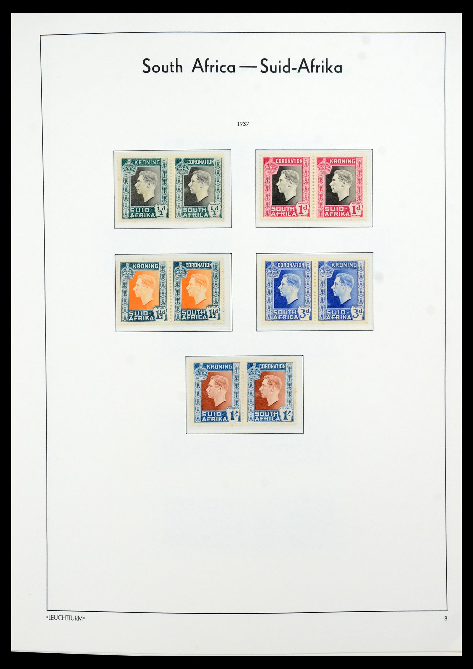 35789 042 - Postzegelverzameling 35789 Zuid Afrika en gebieden 1855-1999.