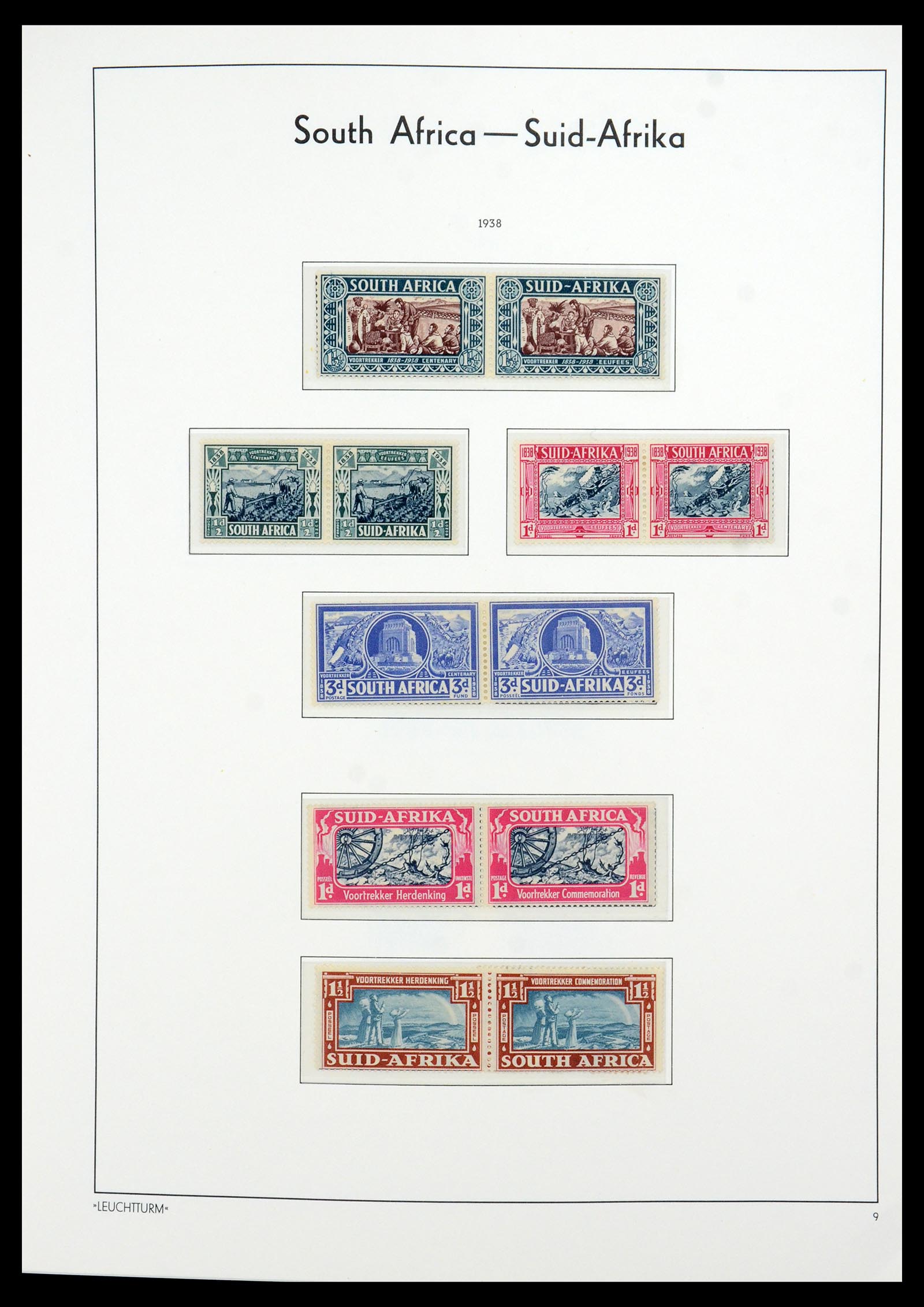 35789 043 - Postzegelverzameling 35789 Zuid Afrika en gebieden 1855-1999.