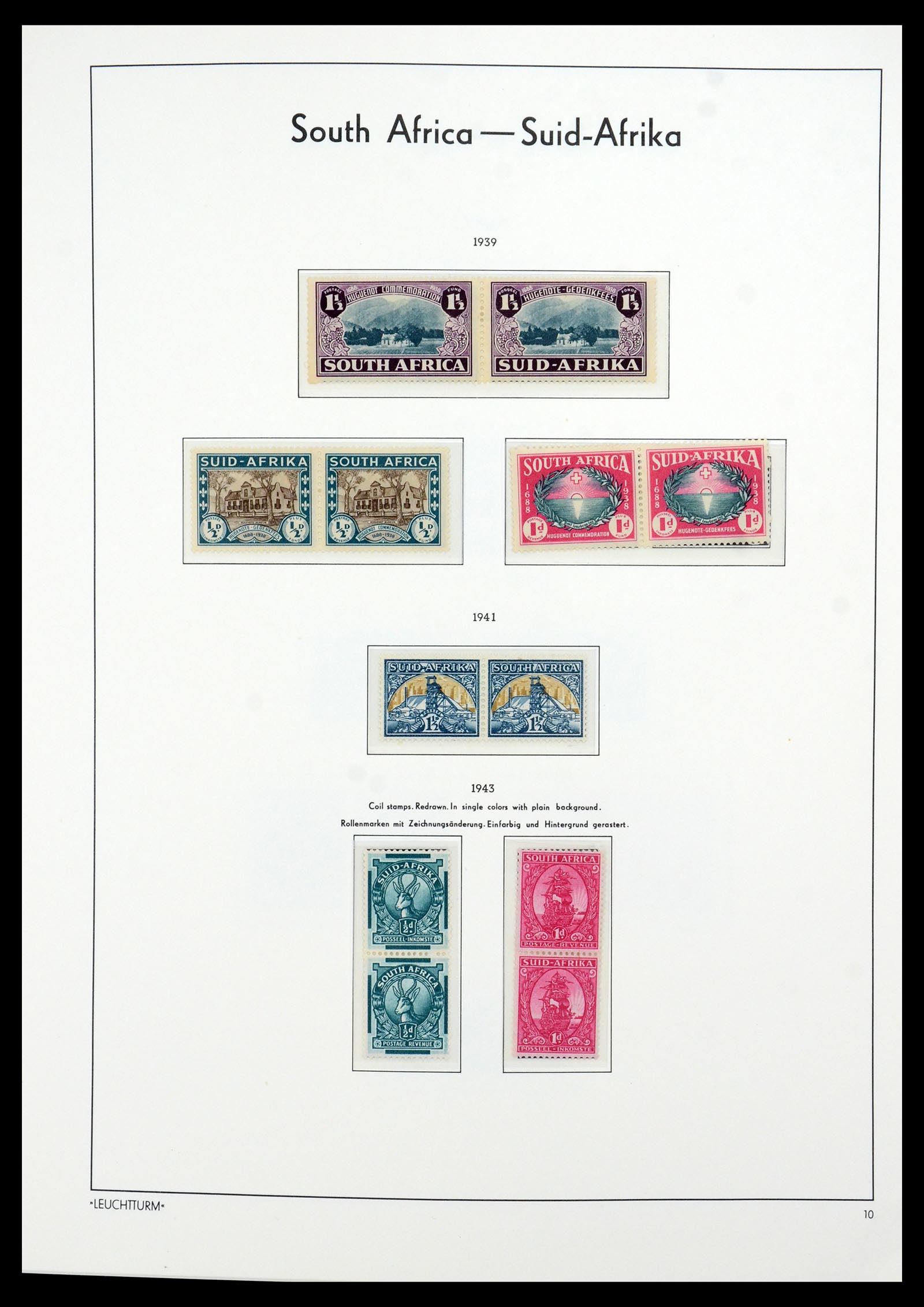 35789 044 - Postzegelverzameling 35789 Zuid Afrika en gebieden 1855-1999.