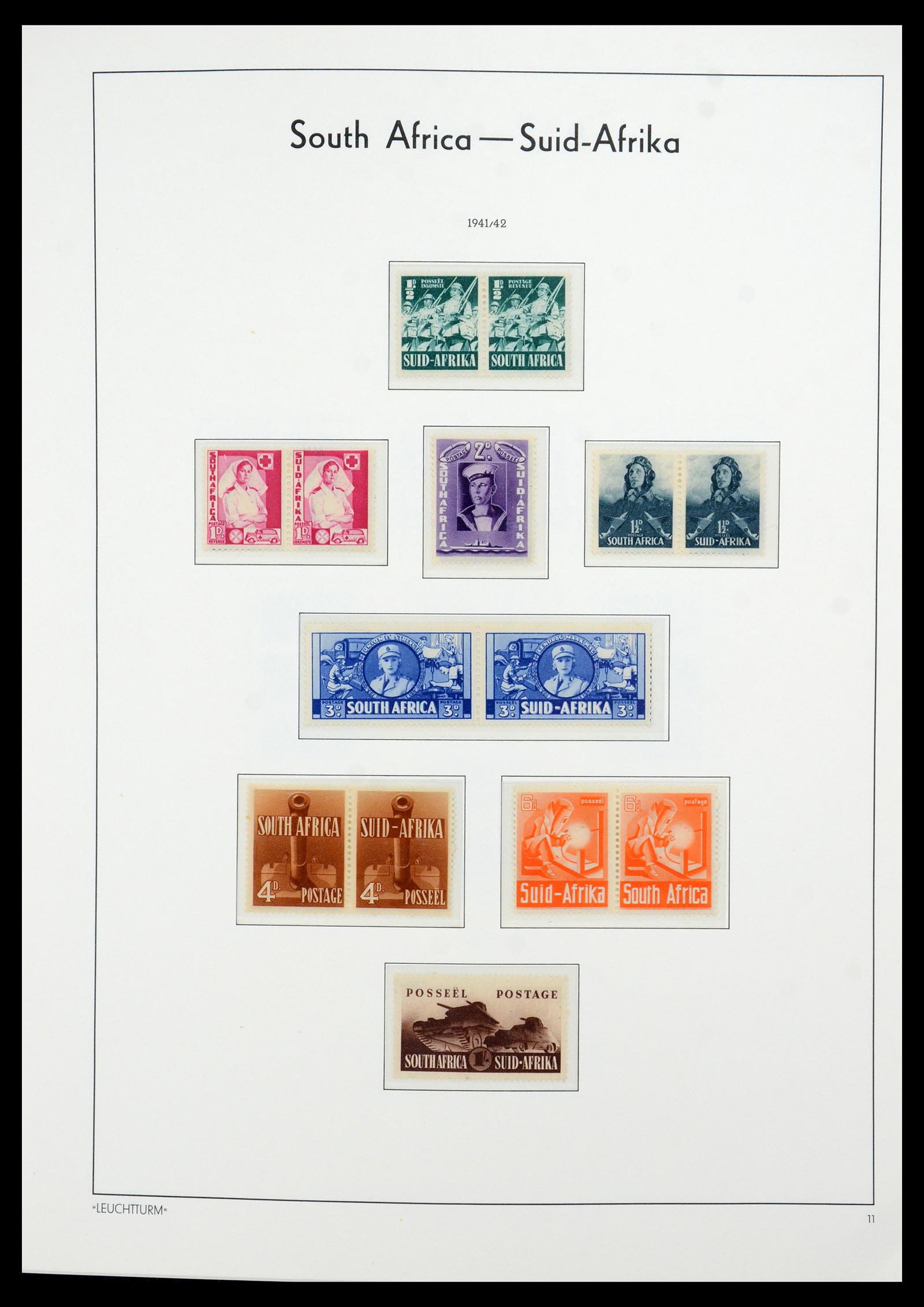 35789 045 - Postzegelverzameling 35789 Zuid Afrika en gebieden 1855-1999.