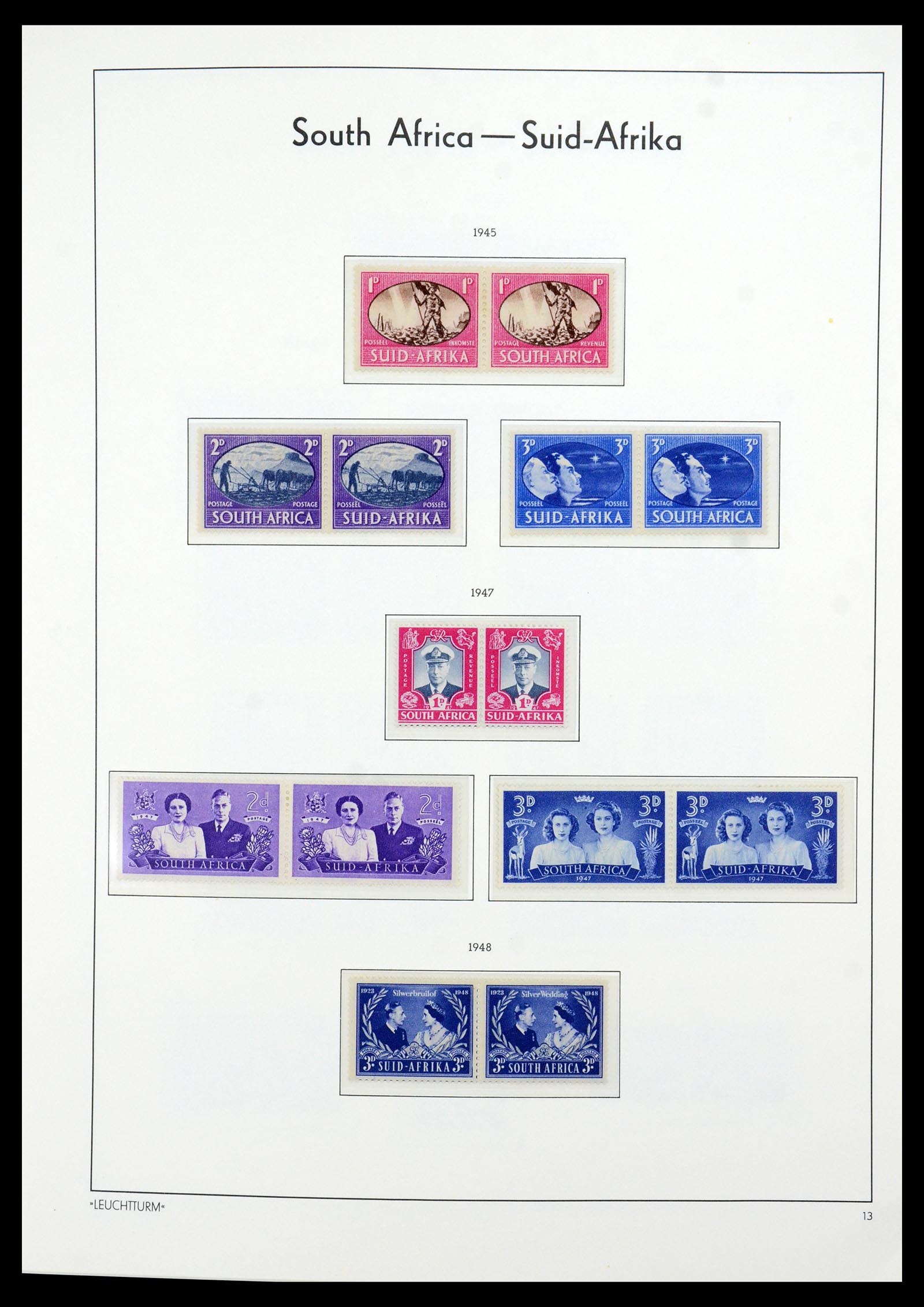 35789 047 - Postzegelverzameling 35789 Zuid Afrika en gebieden 1855-1999.