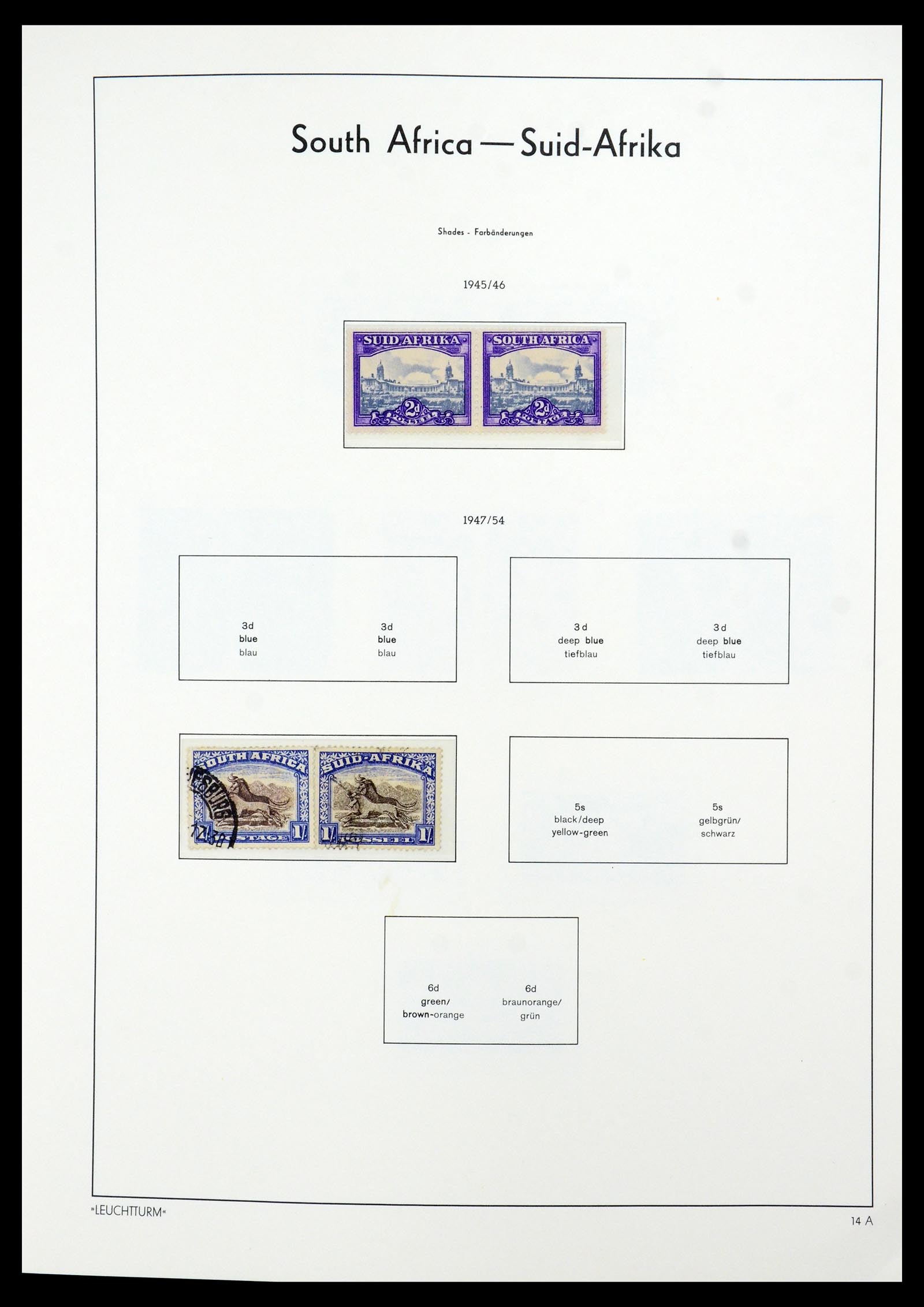 35789 049 - Postzegelverzameling 35789 Zuid Afrika en gebieden 1855-1999.