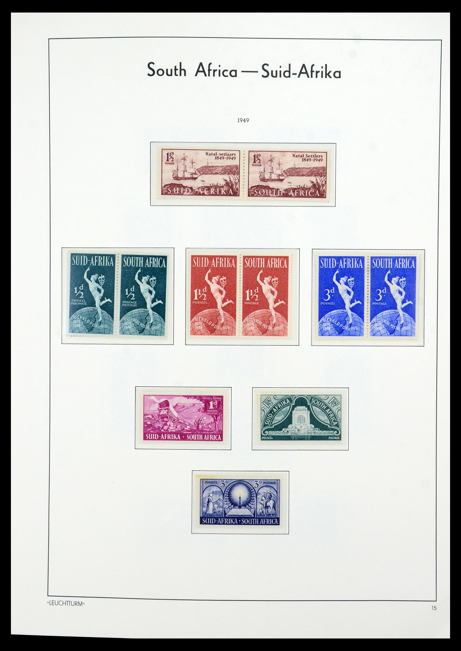 35789 050 - Postzegelverzameling 35789 Zuid Afrika en gebieden 1855-1999.