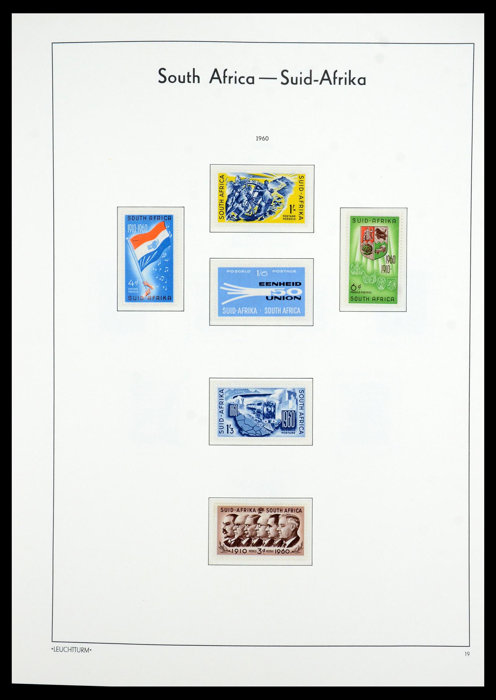 35789 054 - Postzegelverzameling 35789 Zuid Afrika en gebieden 1855-1999.