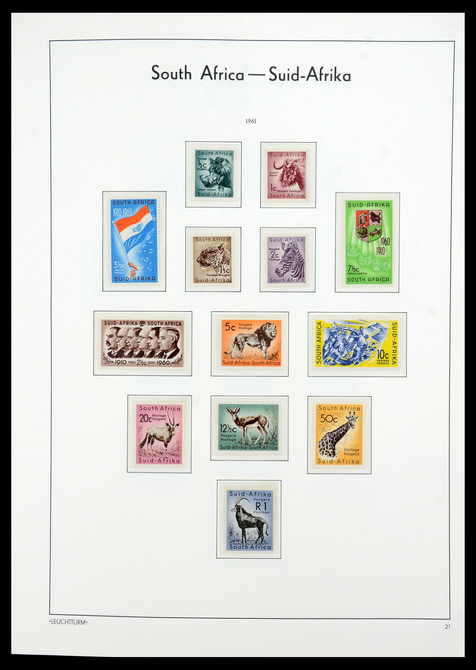 35789 056 - Postzegelverzameling 35789 Zuid Afrika en gebieden 1855-1999.
