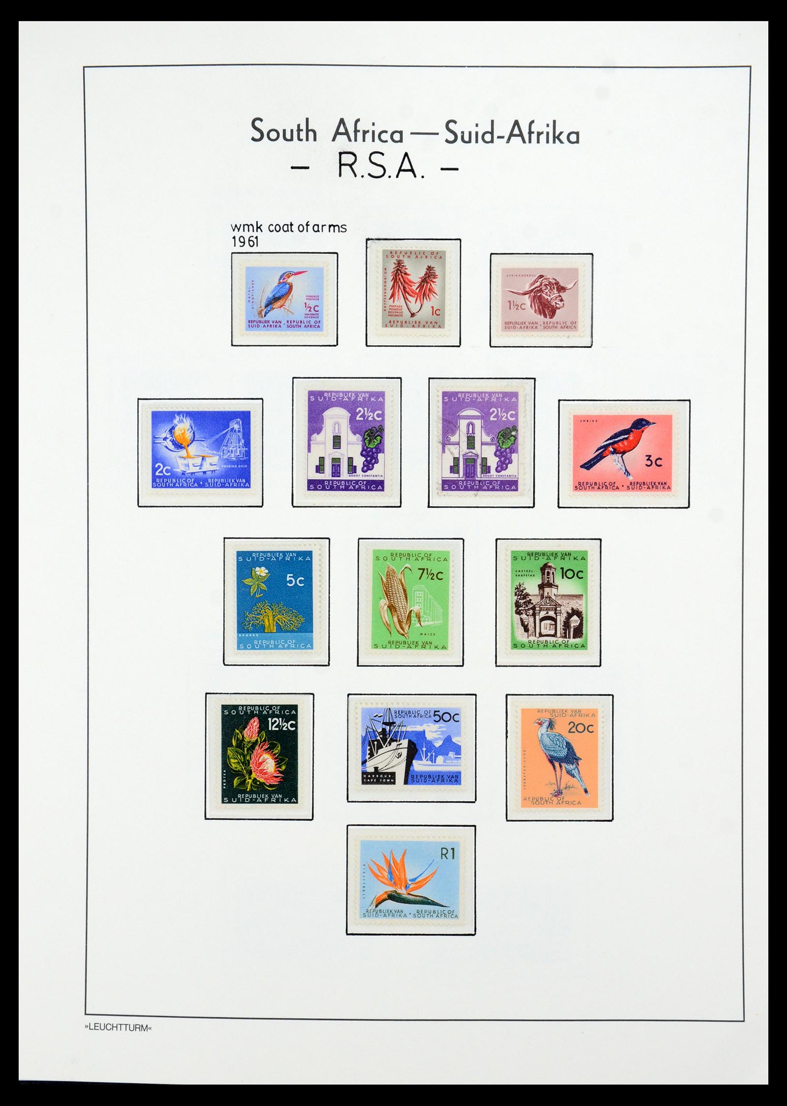 35789 057 - Postzegelverzameling 35789 Zuid Afrika en gebieden 1855-1999.