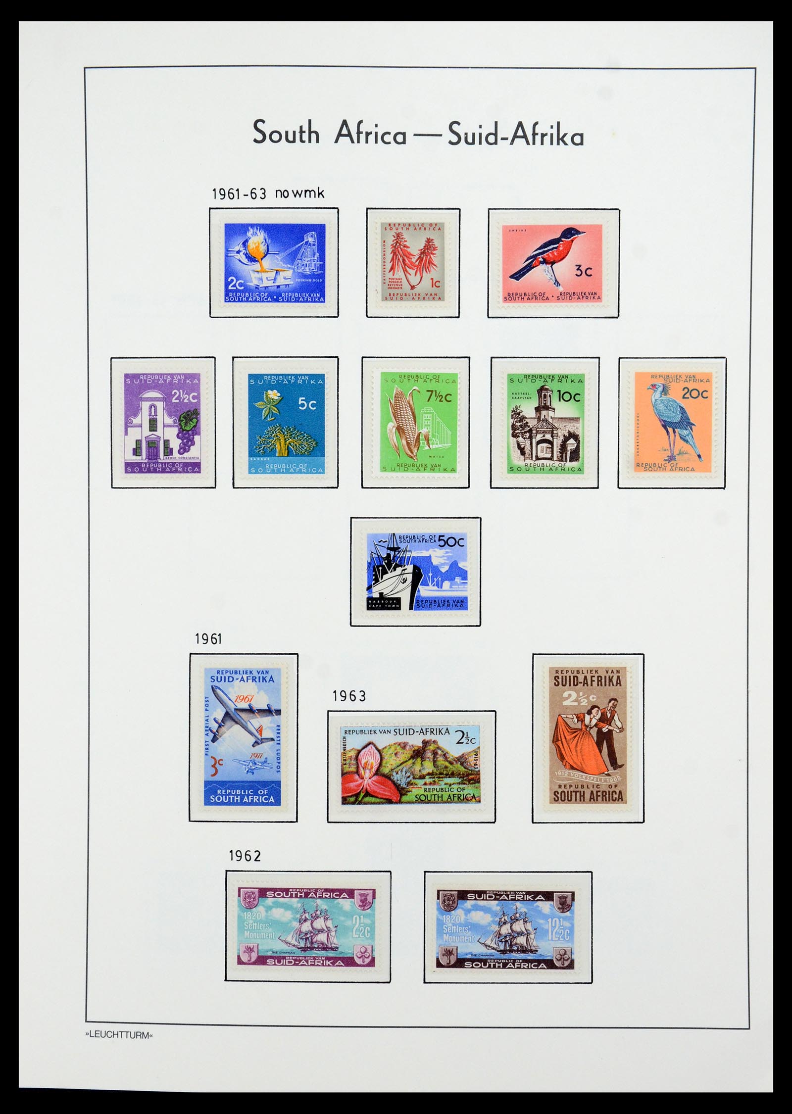 35789 058 - Postzegelverzameling 35789 Zuid Afrika en gebieden 1855-1999.