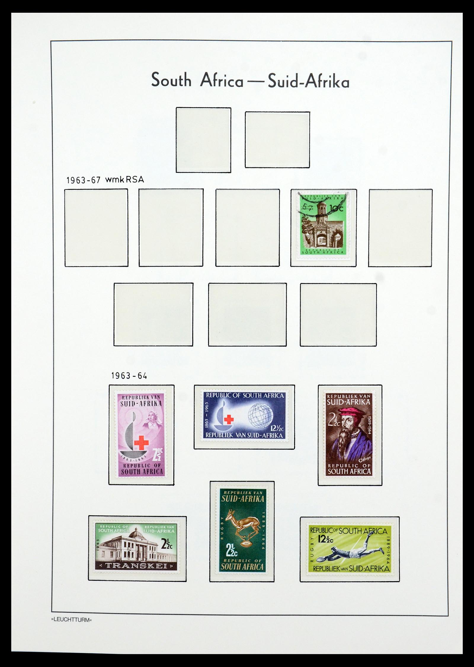 35789 059 - Postzegelverzameling 35789 Zuid Afrika en gebieden 1855-1999.