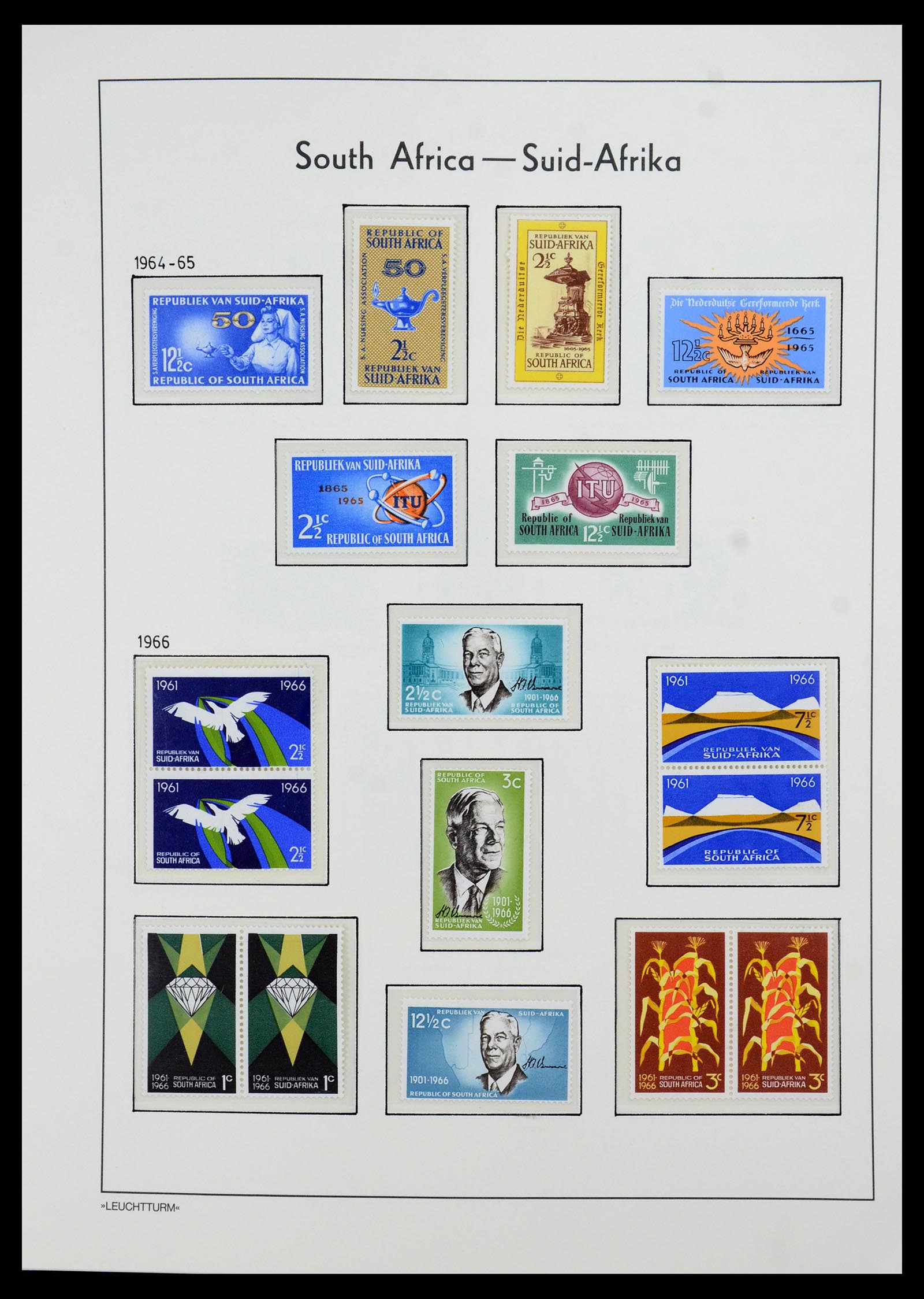 35789 061 - Postzegelverzameling 35789 Zuid Afrika en gebieden 1855-1999.
