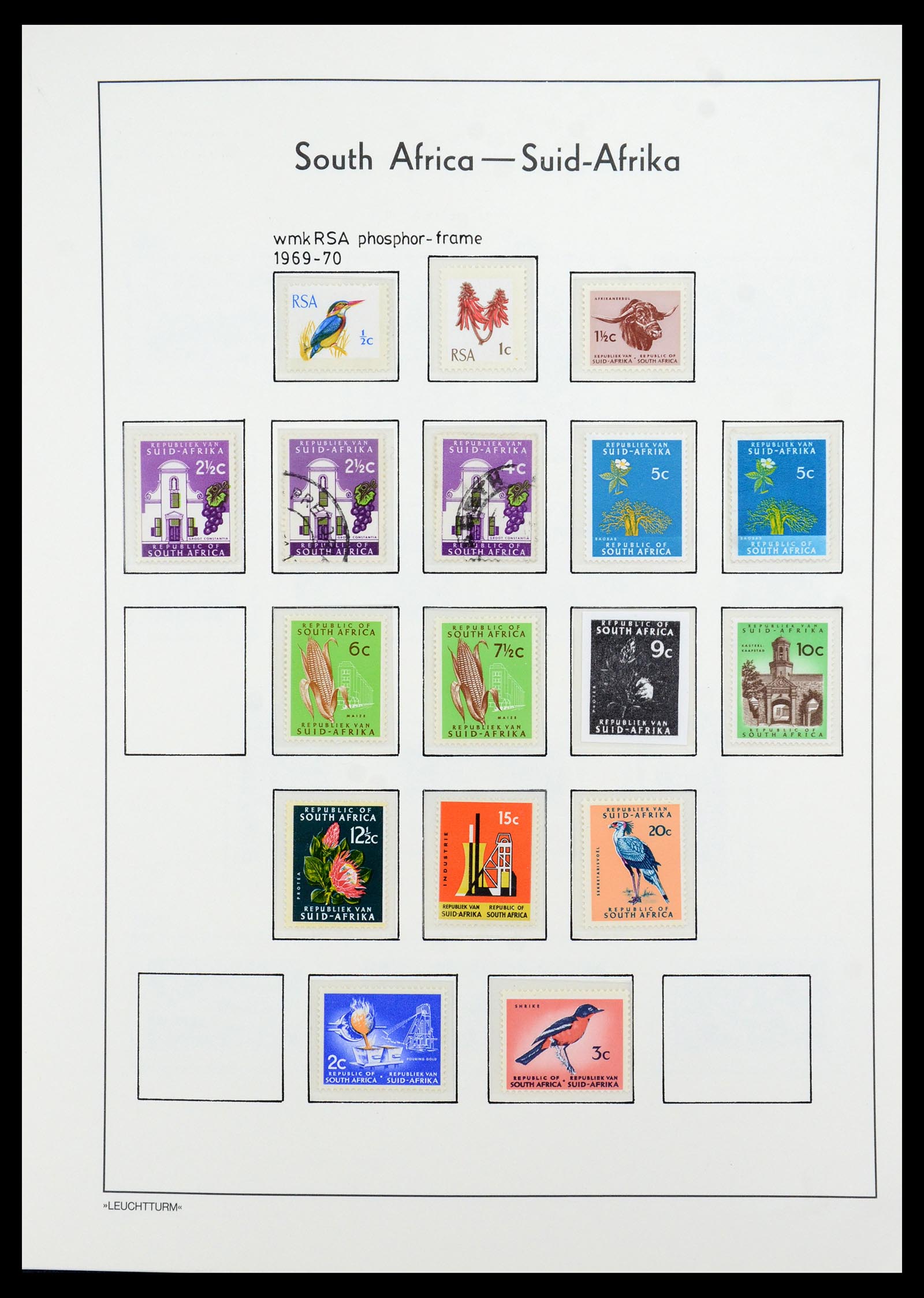 35789 063 - Postzegelverzameling 35789 Zuid Afrika en gebieden 1855-1999.
