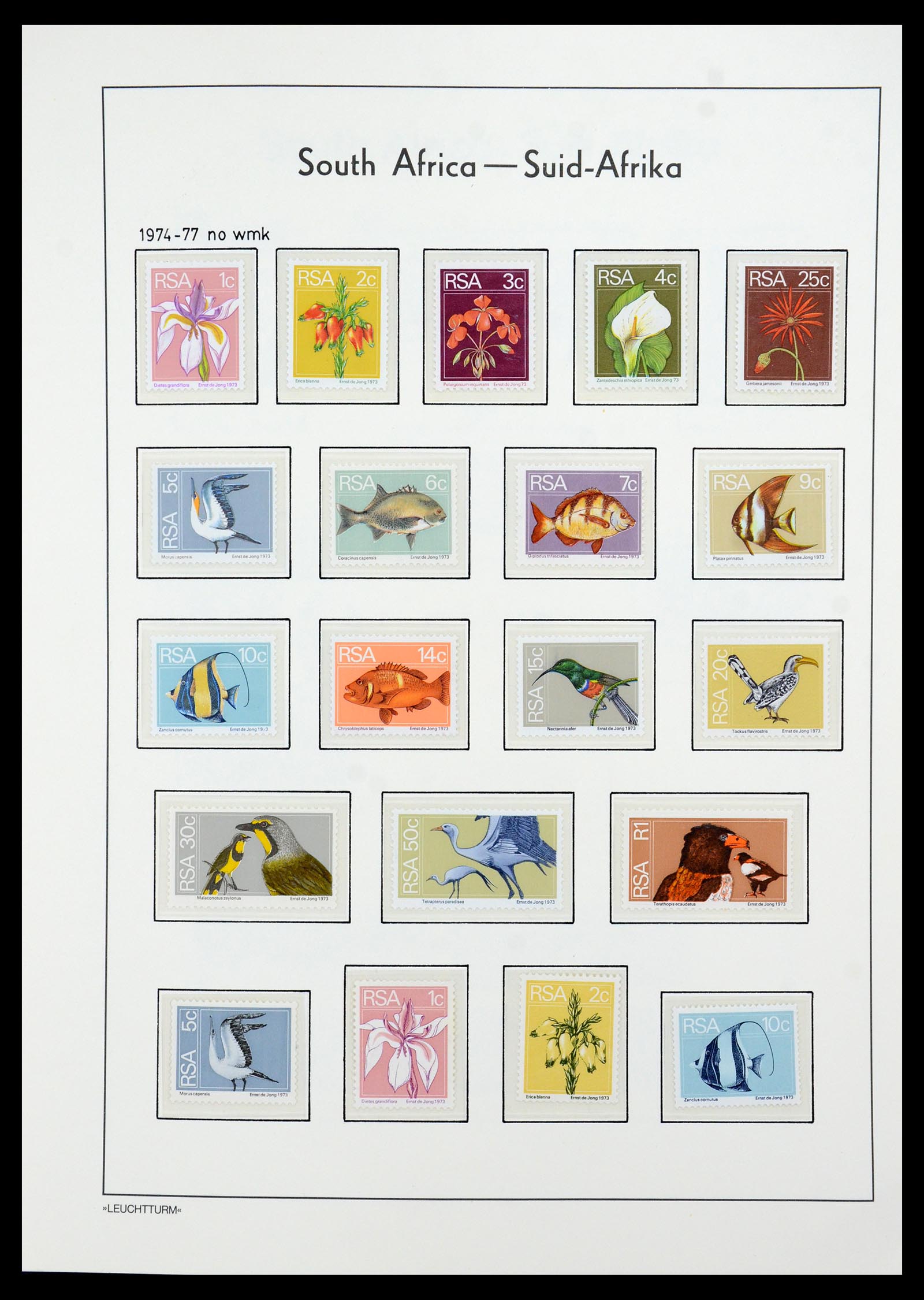 35789 068 - Postzegelverzameling 35789 Zuid Afrika en gebieden 1855-1999.