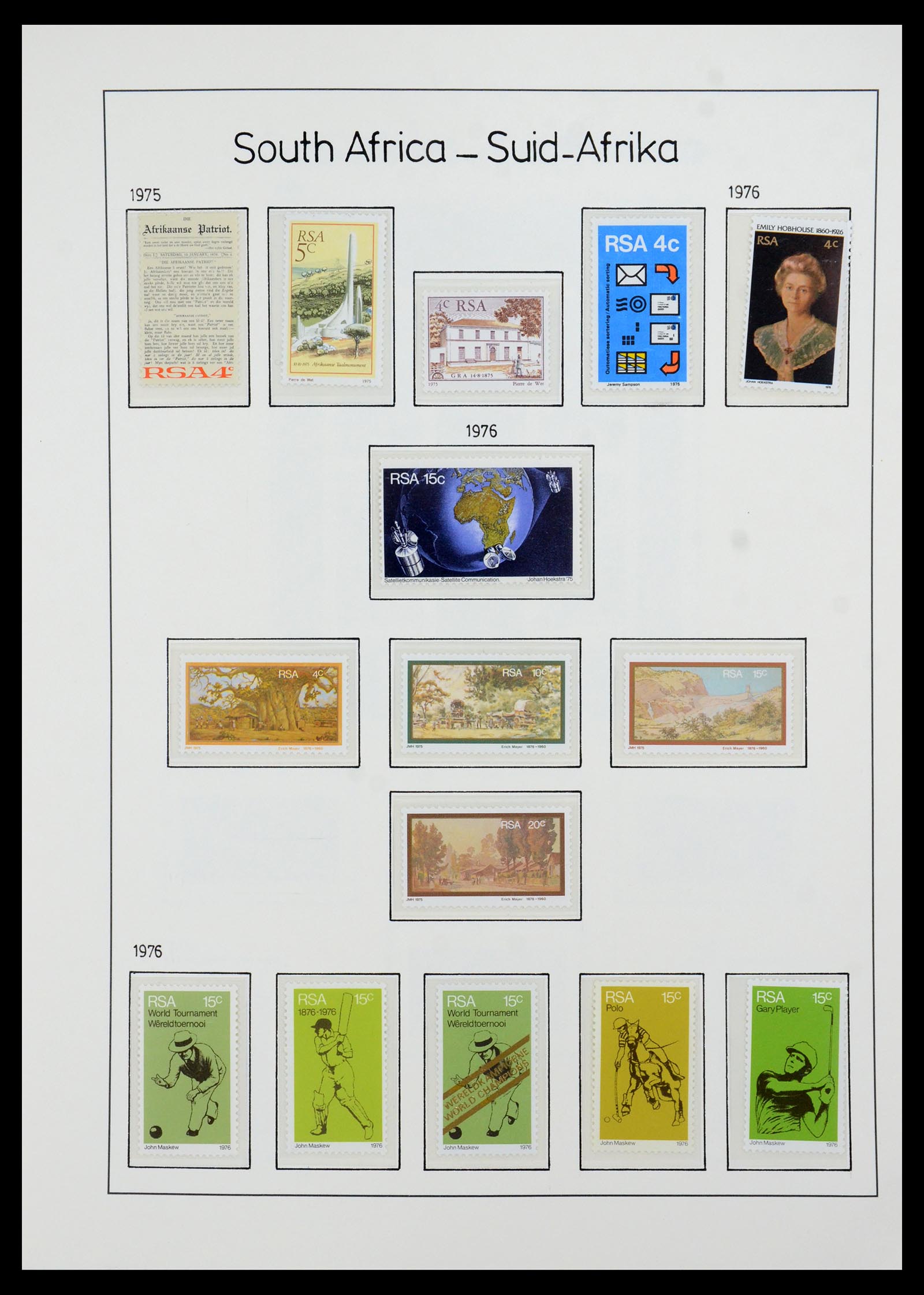 35789 071 - Postzegelverzameling 35789 Zuid Afrika en gebieden 1855-1999.