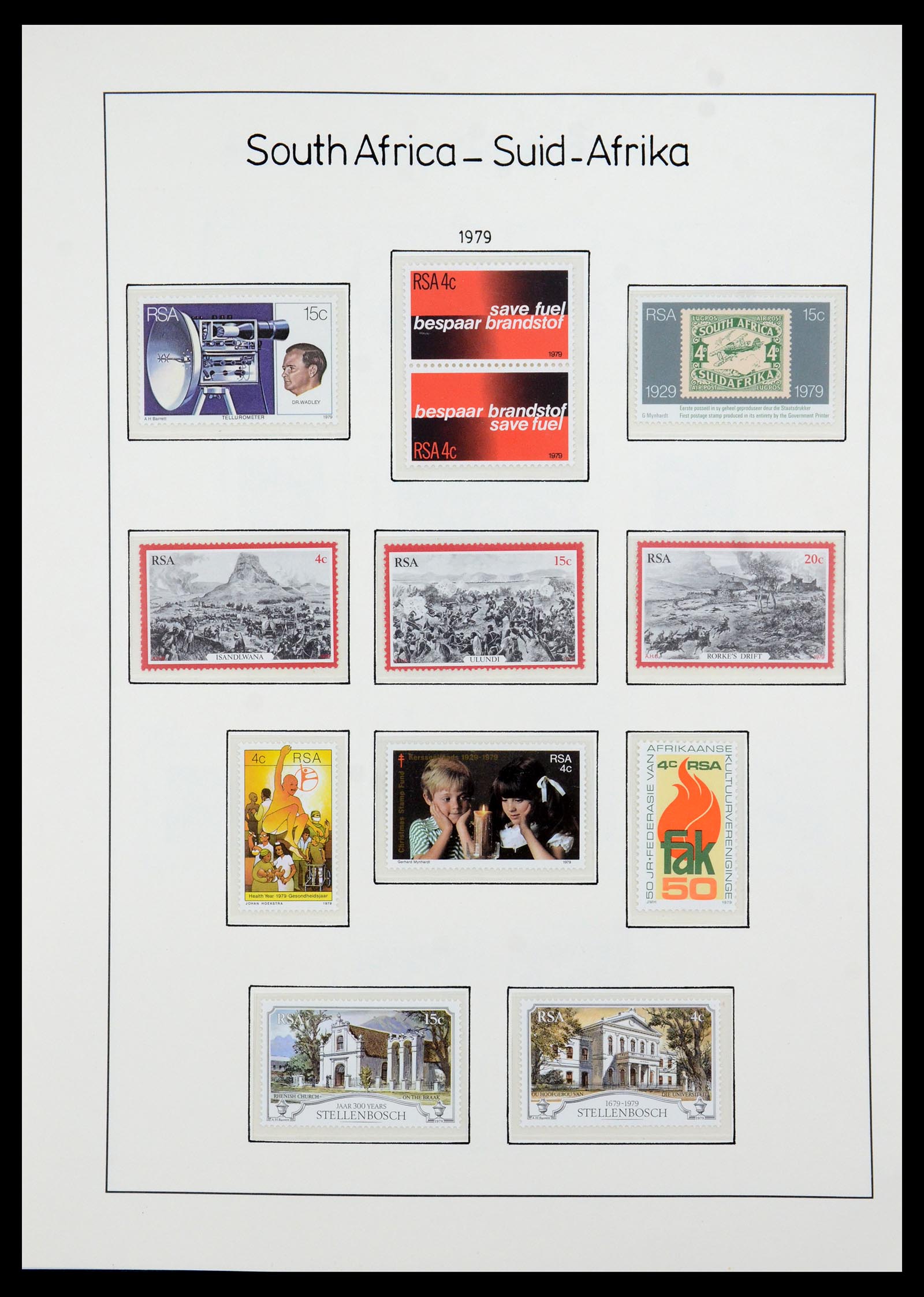 35789 077 - Postzegelverzameling 35789 Zuid Afrika en gebieden 1855-1999.