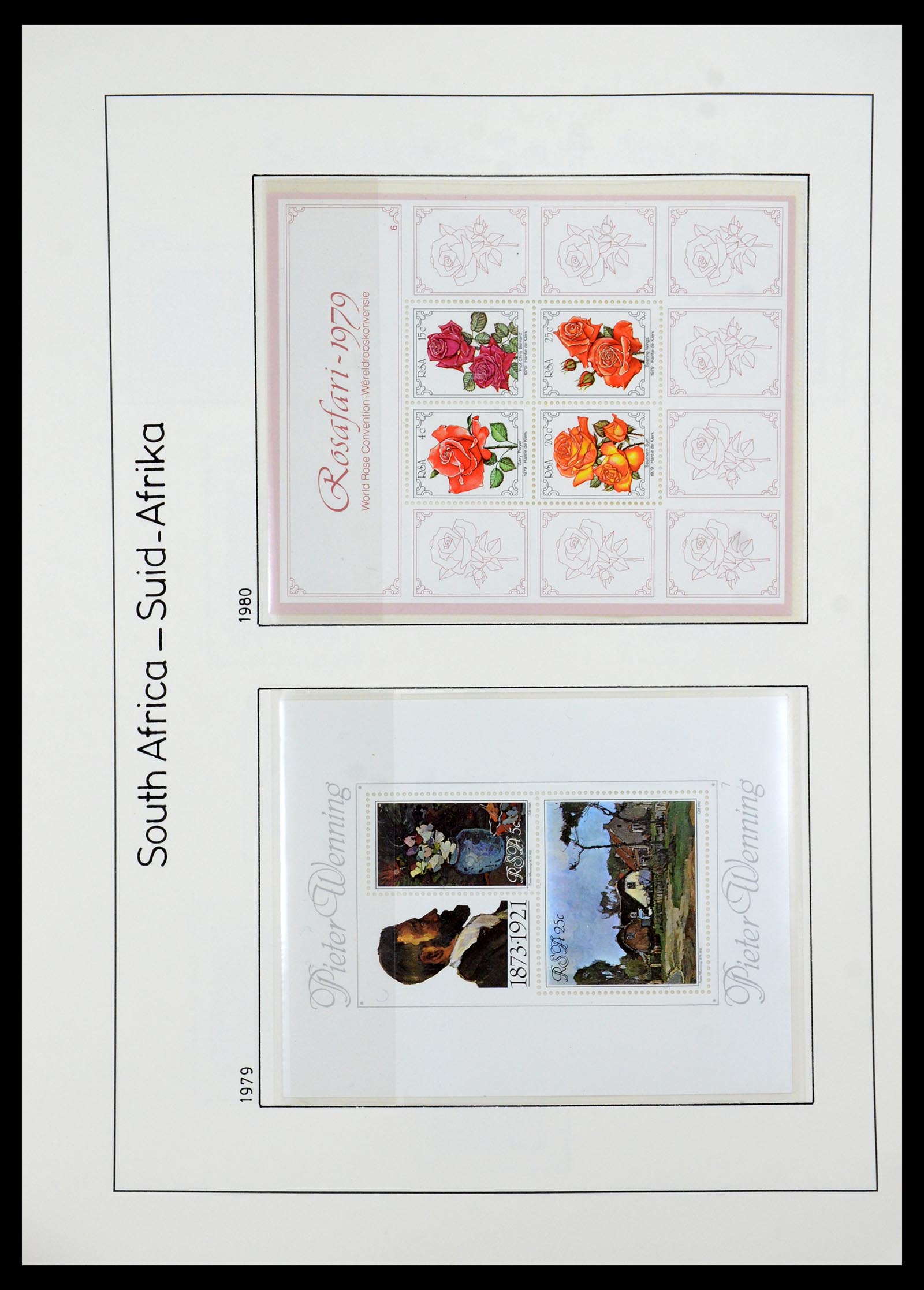 35789 079 - Postzegelverzameling 35789 Zuid Afrika en gebieden 1855-1999.