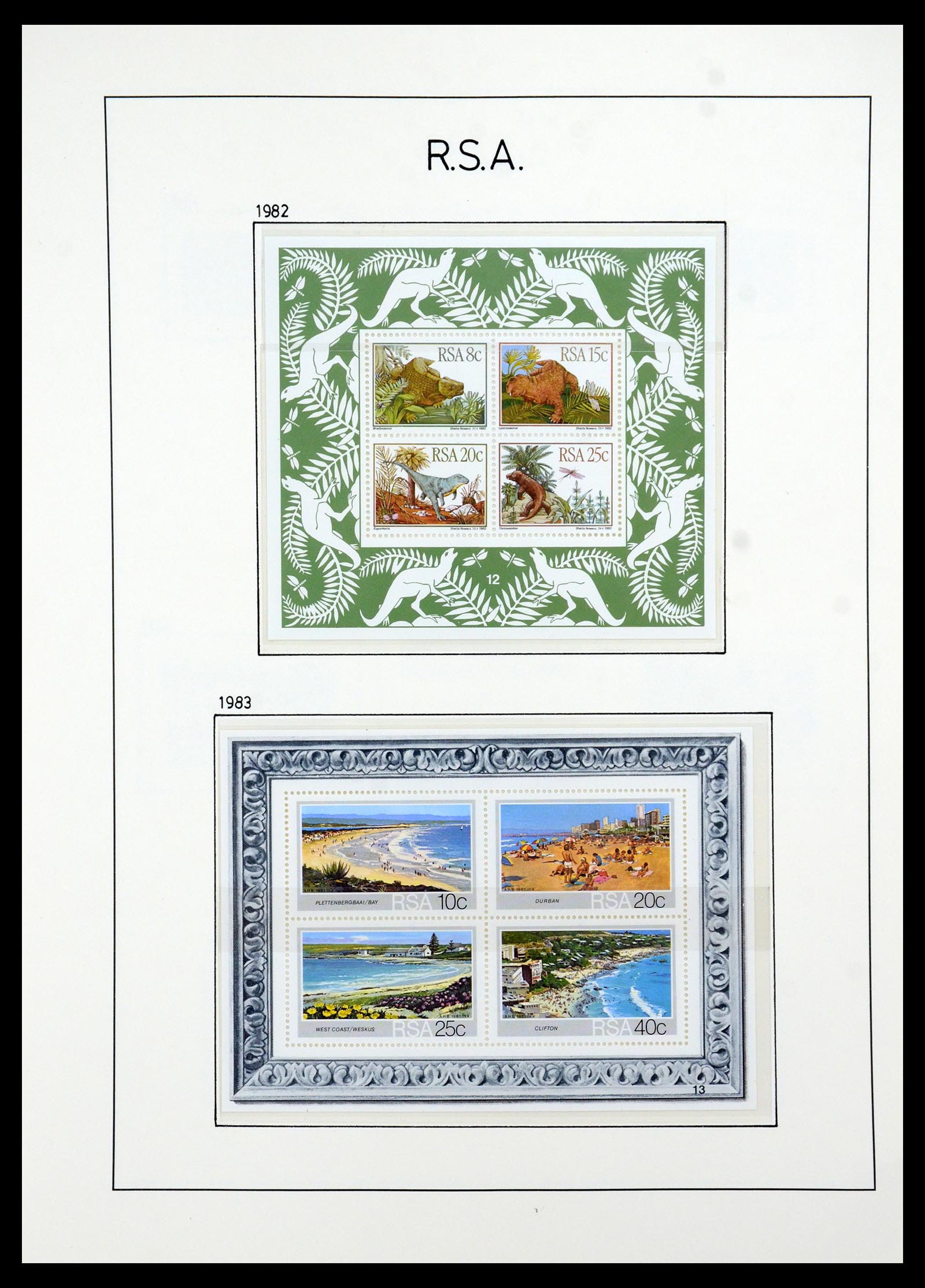 35789 086 - Postzegelverzameling 35789 Zuid Afrika en gebieden 1855-1999.