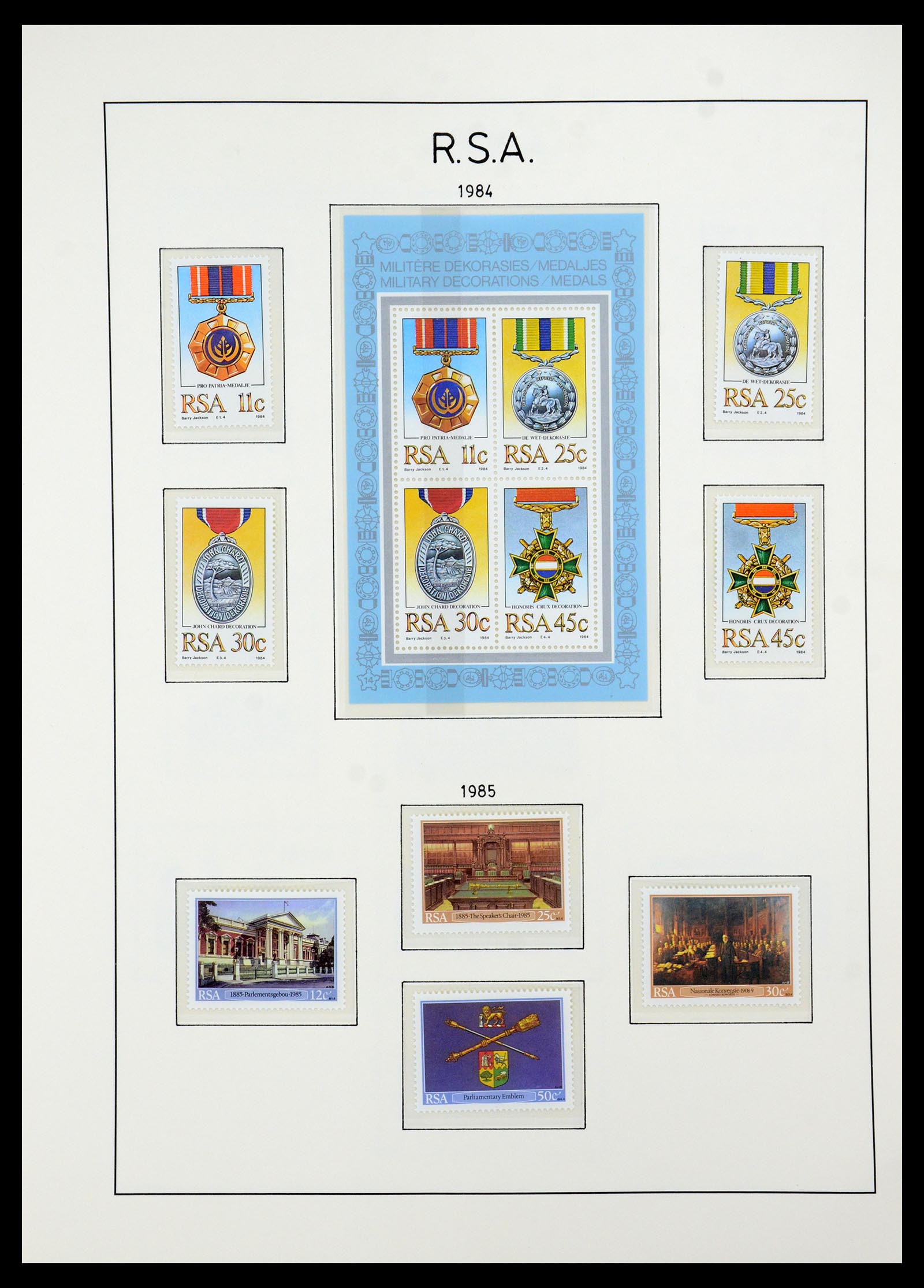 35789 089 - Postzegelverzameling 35789 Zuid Afrika en gebieden 1855-1999.