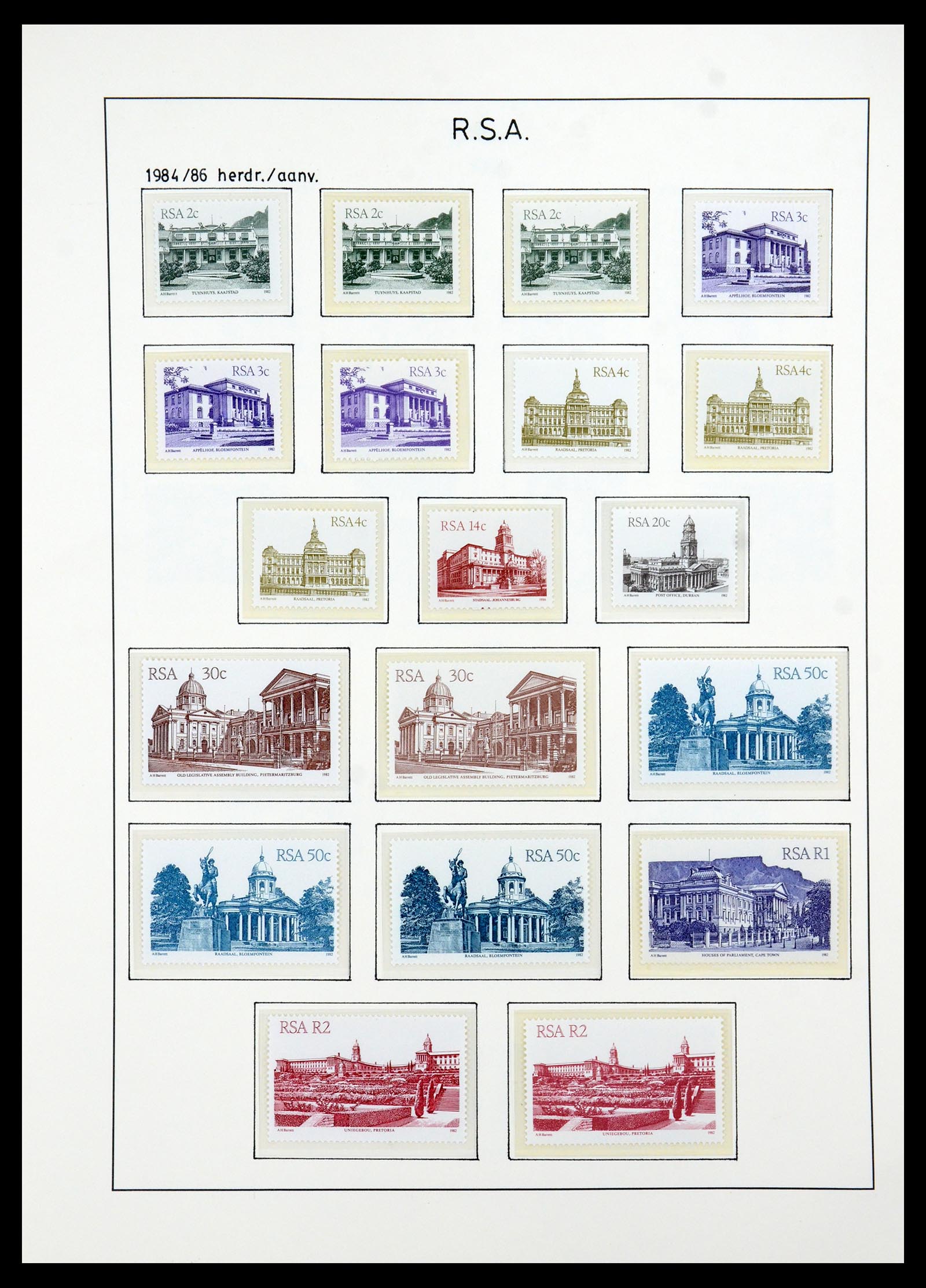 35789 091 - Postzegelverzameling 35789 Zuid Afrika en gebieden 1855-1999.