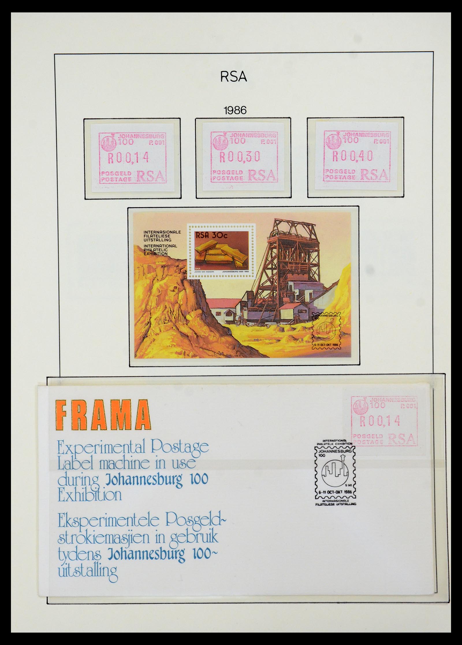 35789 094 - Postzegelverzameling 35789 Zuid Afrika en gebieden 1855-1999.
