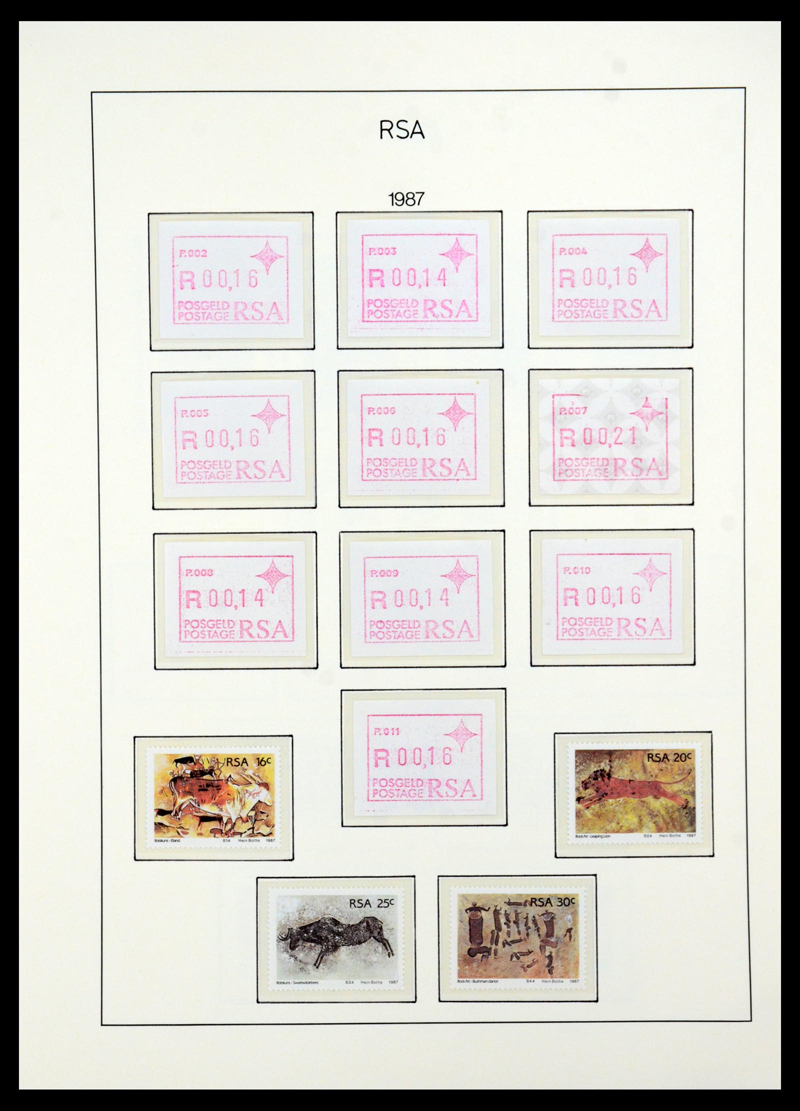 35789 097 - Postzegelverzameling 35789 Zuid Afrika en gebieden 1855-1999.