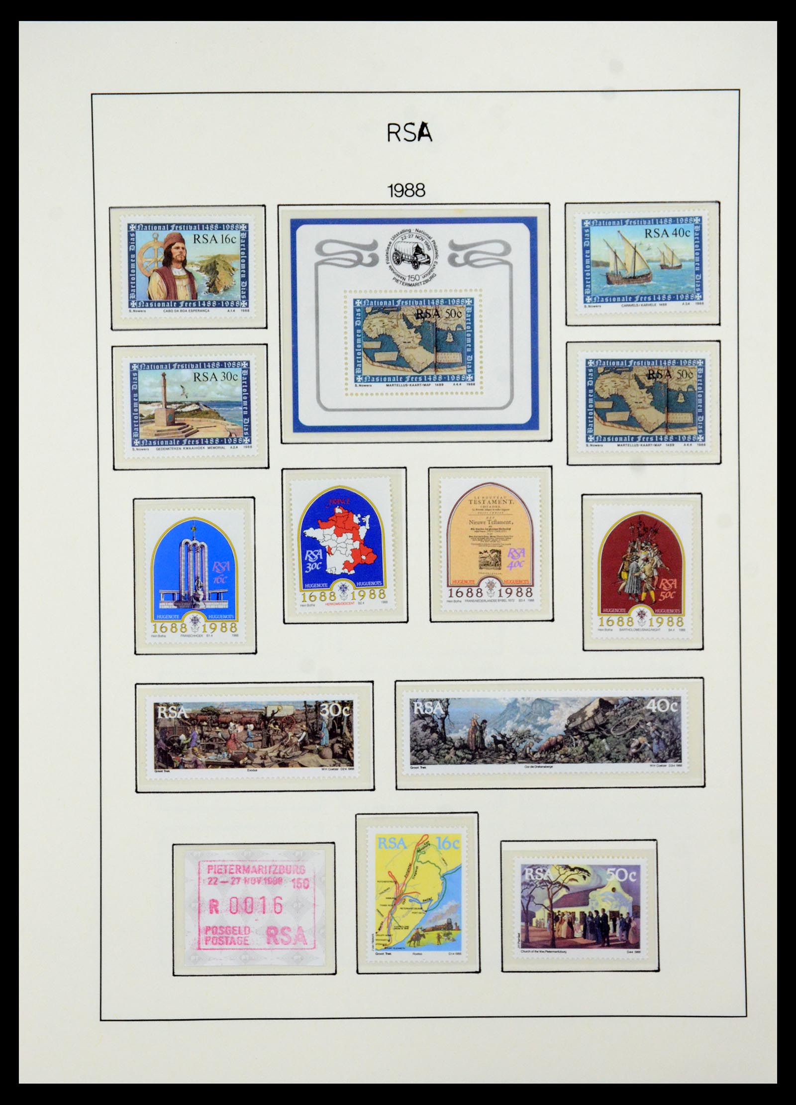 35789 100 - Postzegelverzameling 35789 Zuid Afrika en gebieden 1855-1999.