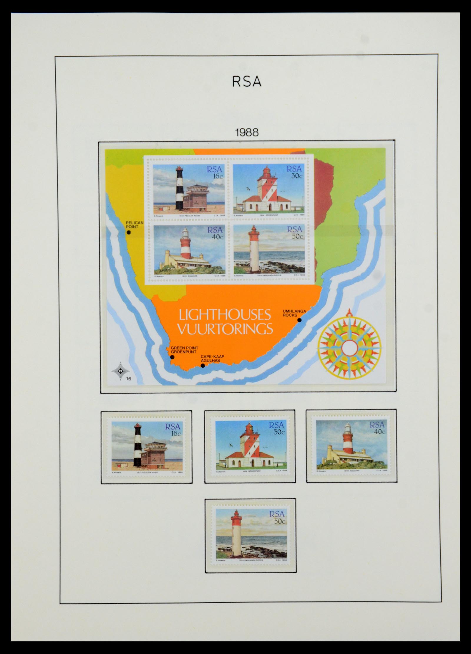 35789 102 - Postzegelverzameling 35789 Zuid Afrika en gebieden 1855-1999.
