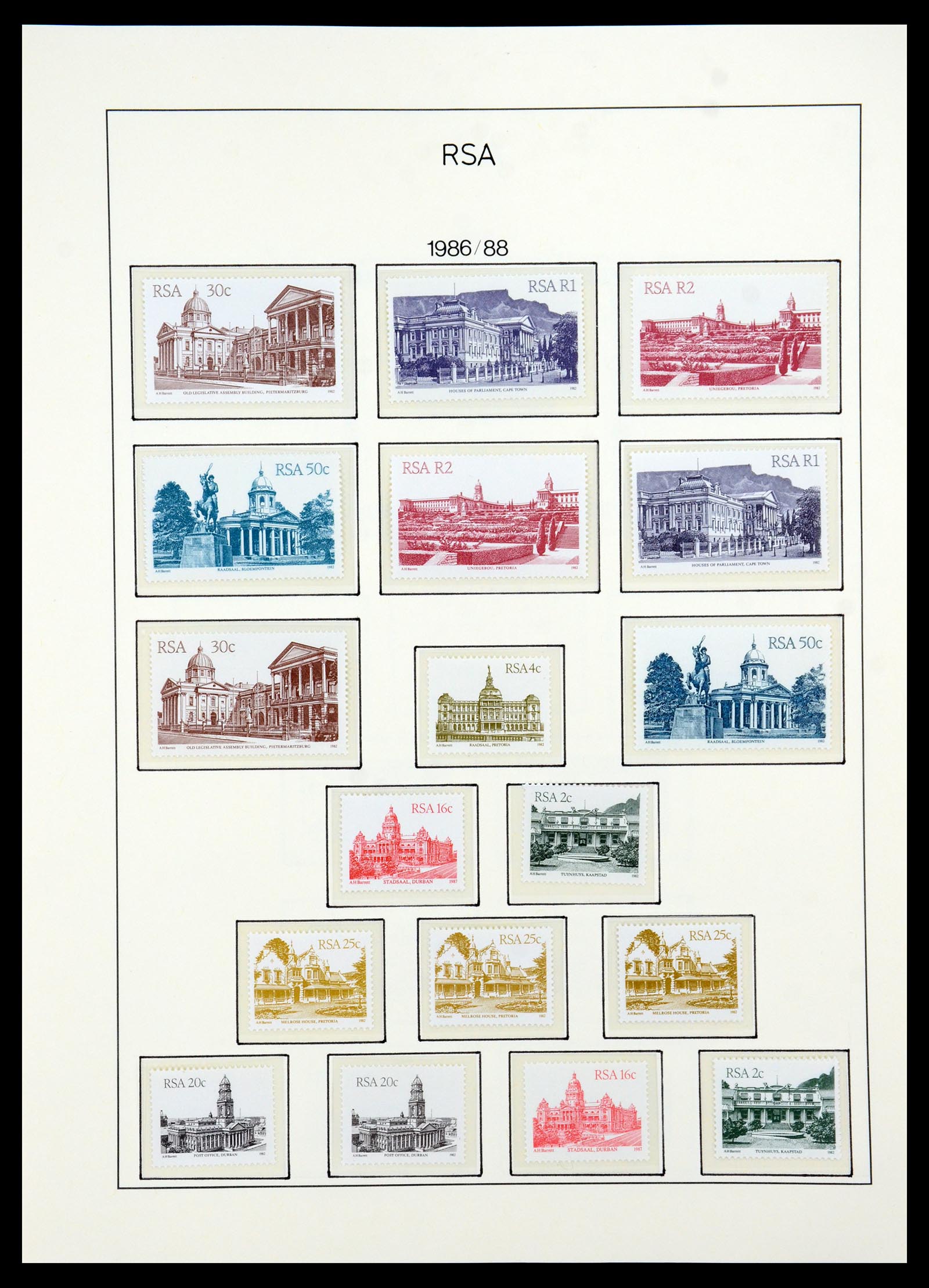 35789 107 - Postzegelverzameling 35789 Zuid Afrika en gebieden 1855-1999.