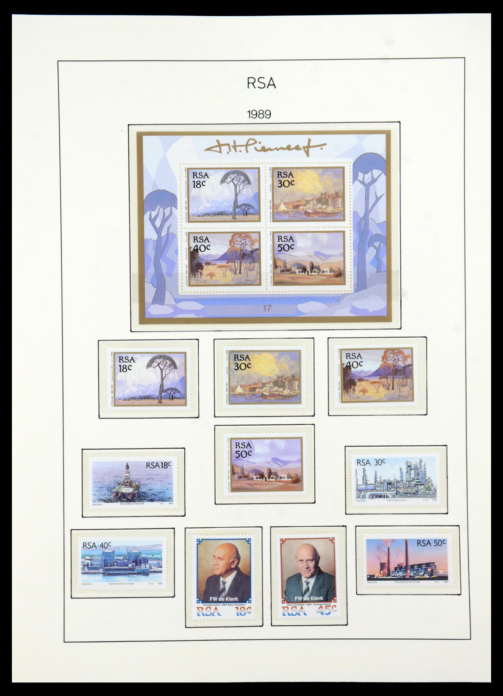 35789 109 - Postzegelverzameling 35789 Zuid Afrika en gebieden 1855-1999.