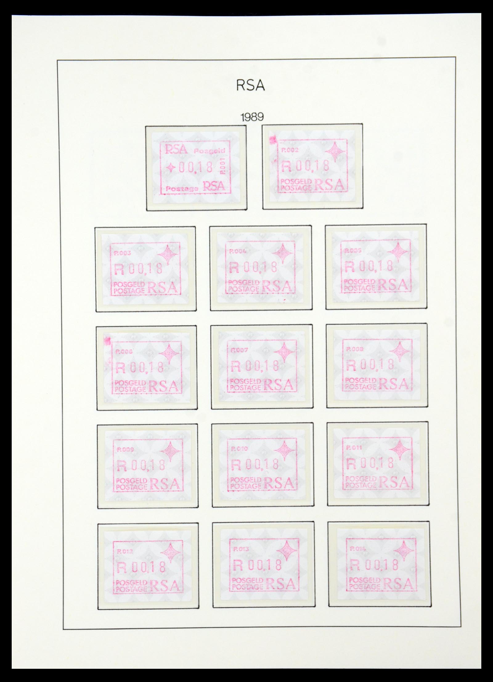 35789 110 - Postzegelverzameling 35789 Zuid Afrika en gebieden 1855-1999.