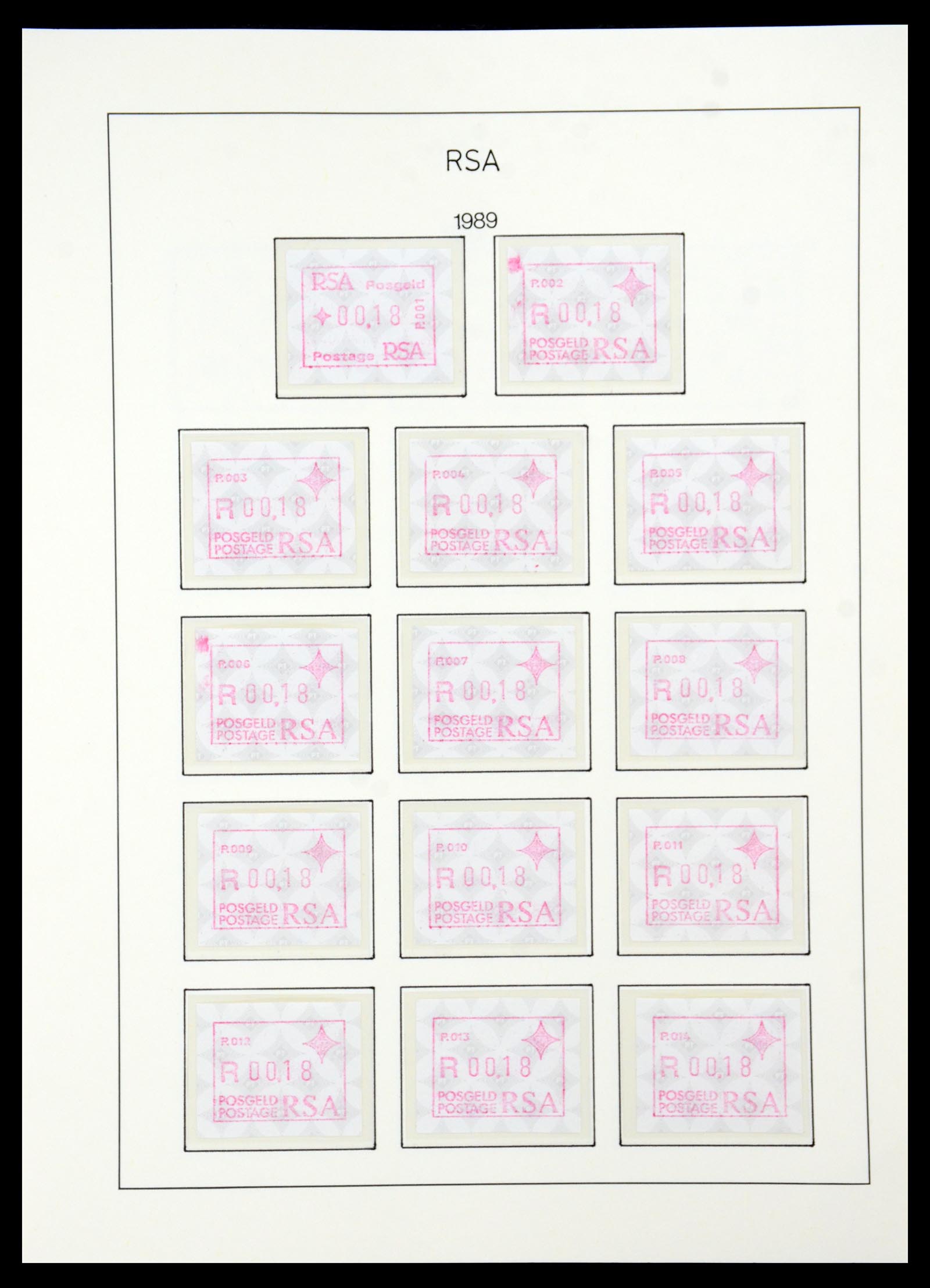 35789 110 - Stamp Collection 35789 South Africa and territories 1855-1999.