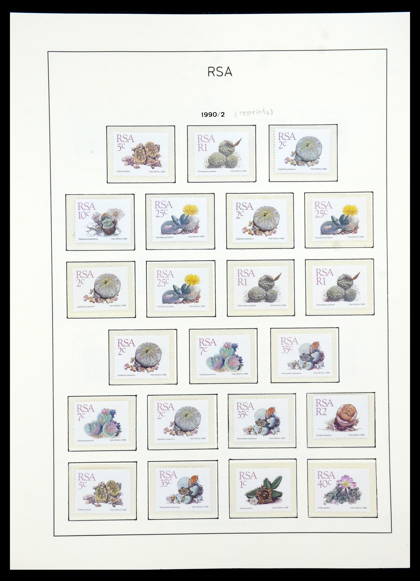 35789 117 - Postzegelverzameling 35789 Zuid Afrika en gebieden 1855-1999.