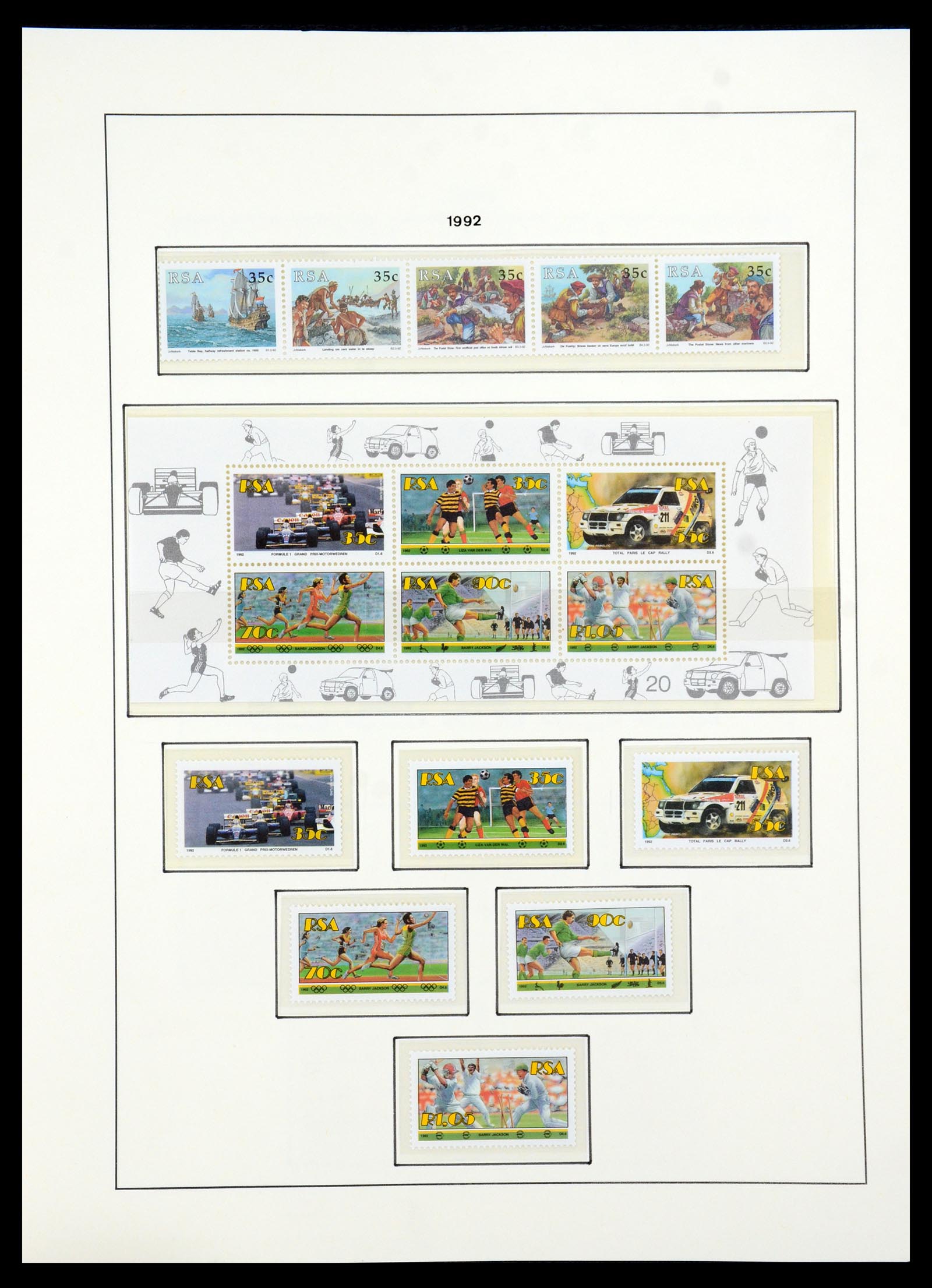 35789 118 - Postzegelverzameling 35789 Zuid Afrika en gebieden 1855-1999.