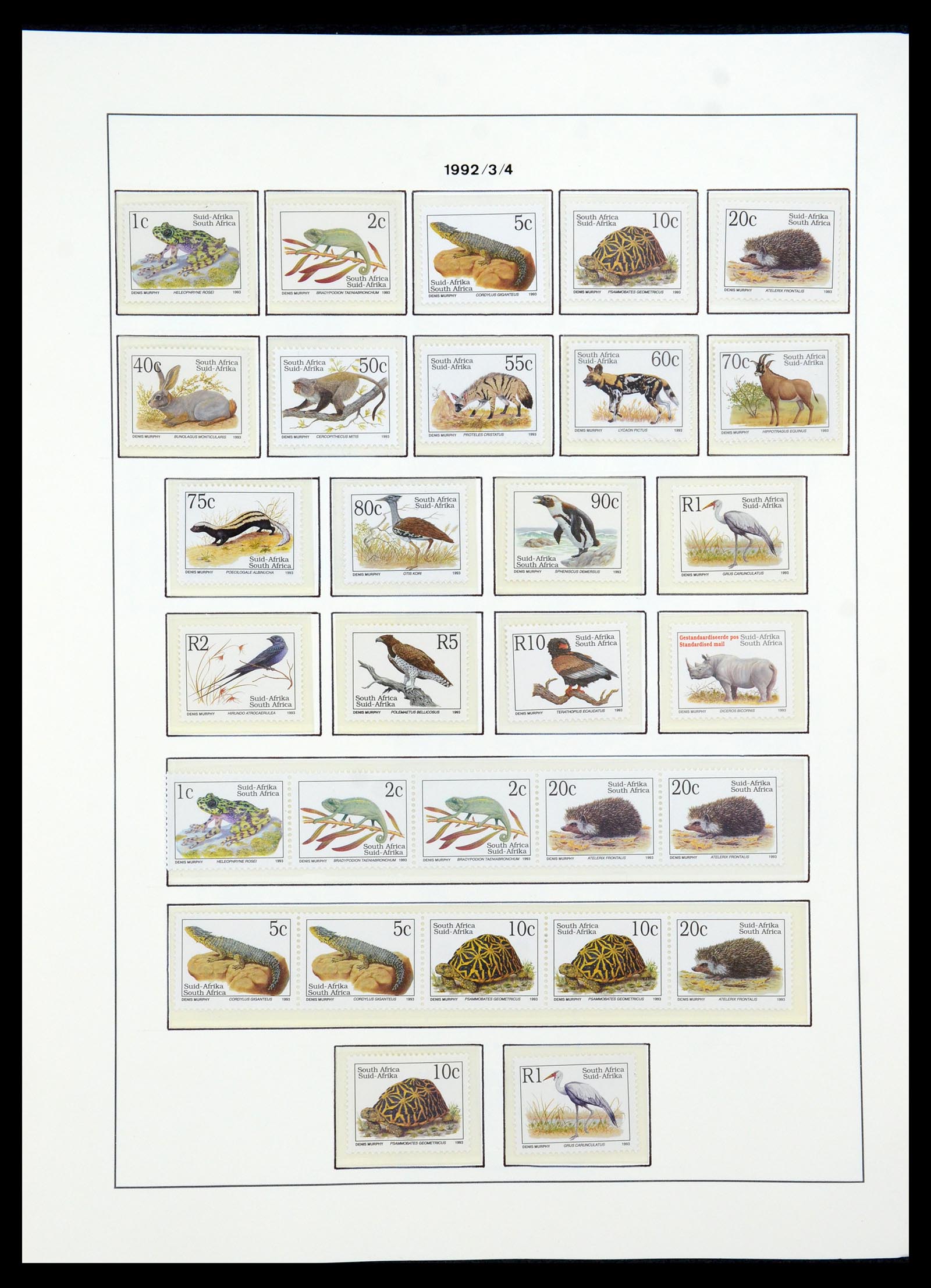35789 121 - Postzegelverzameling 35789 Zuid Afrika en gebieden 1855-1999.
