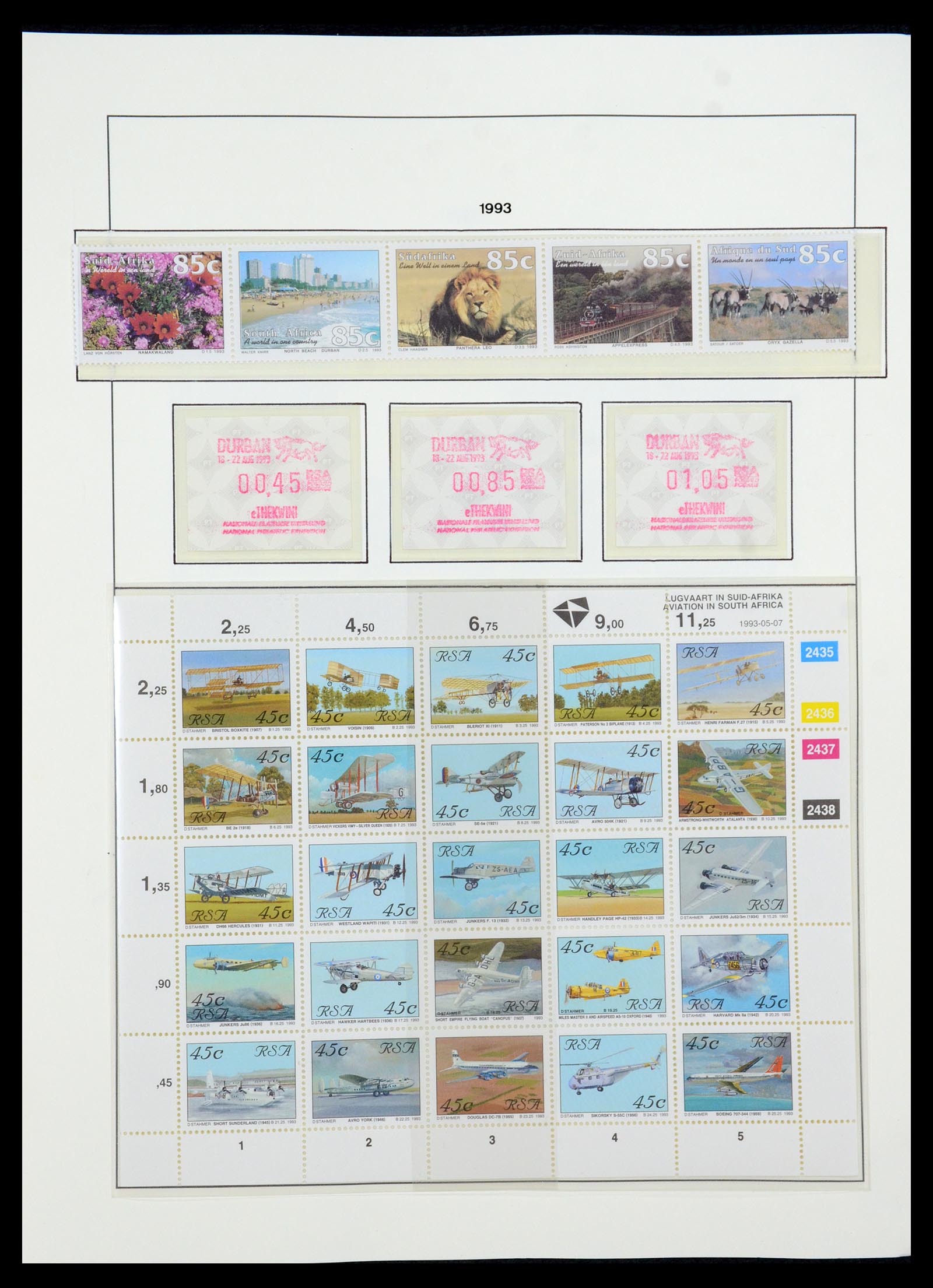 35789 123 - Postzegelverzameling 35789 Zuid Afrika en gebieden 1855-1999.