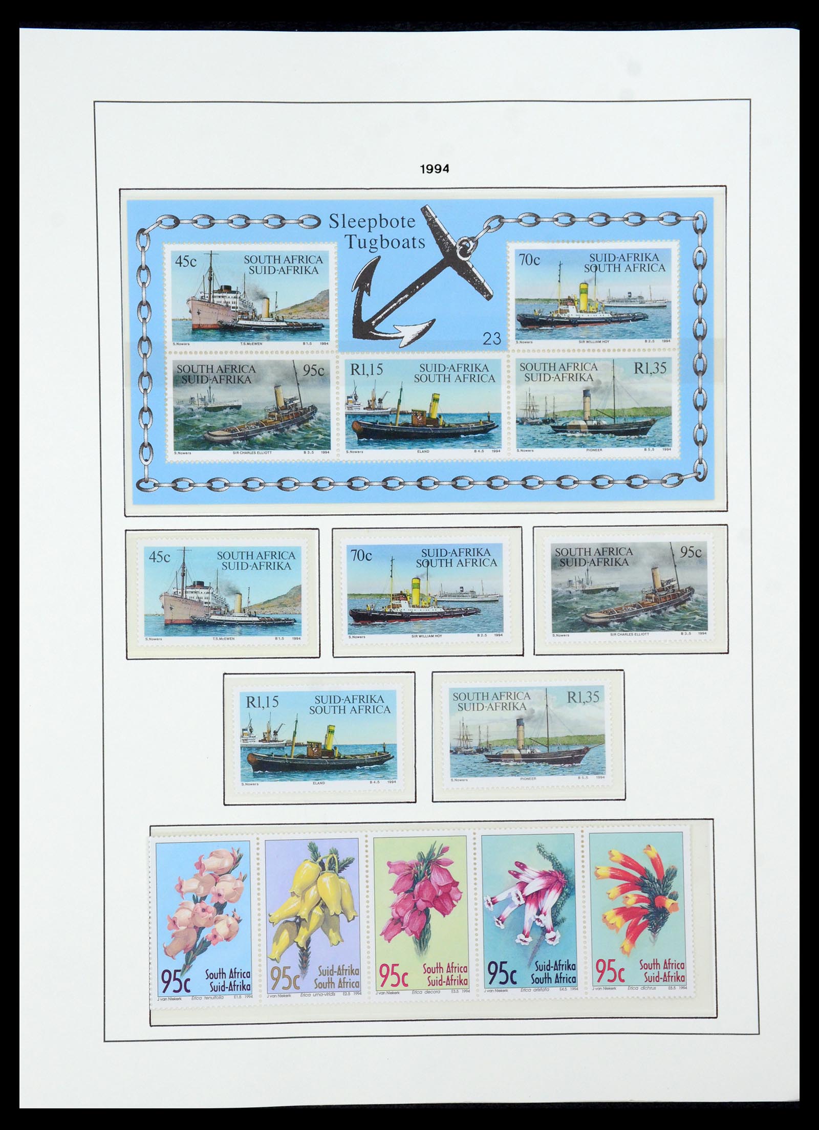 35789 126 - Postzegelverzameling 35789 Zuid Afrika en gebieden 1855-1999.