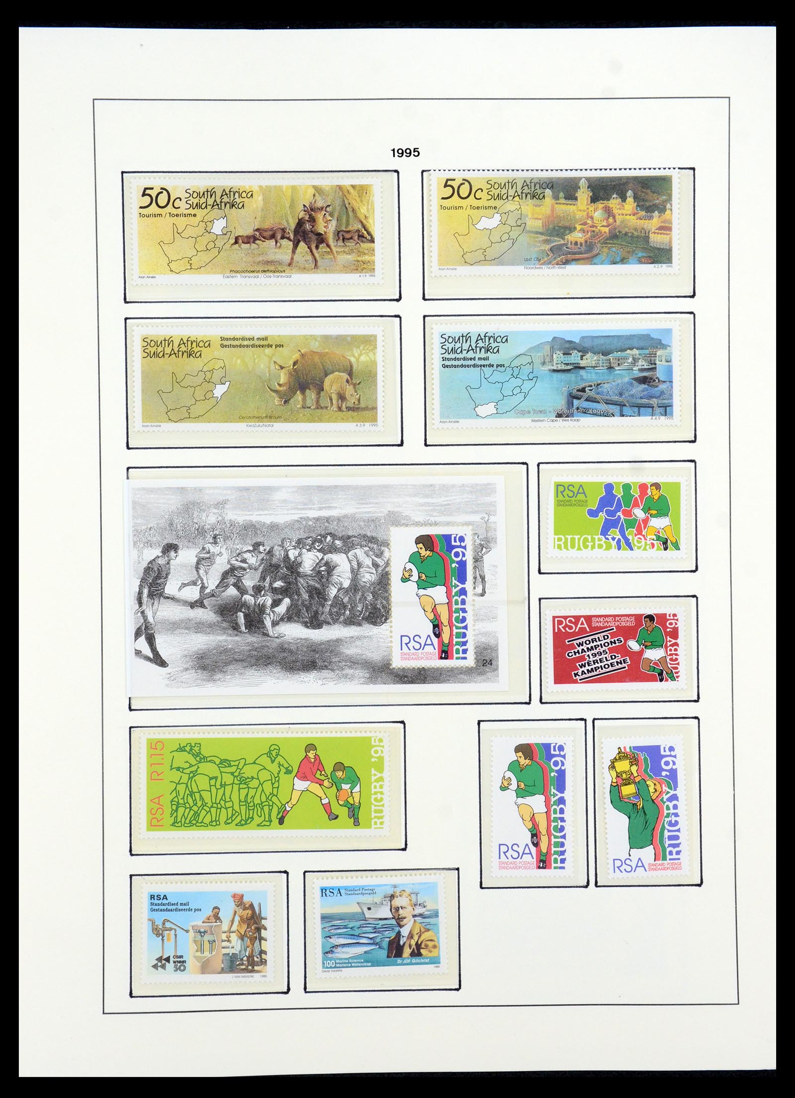 35789 128 - Postzegelverzameling 35789 Zuid Afrika en gebieden 1855-1999.