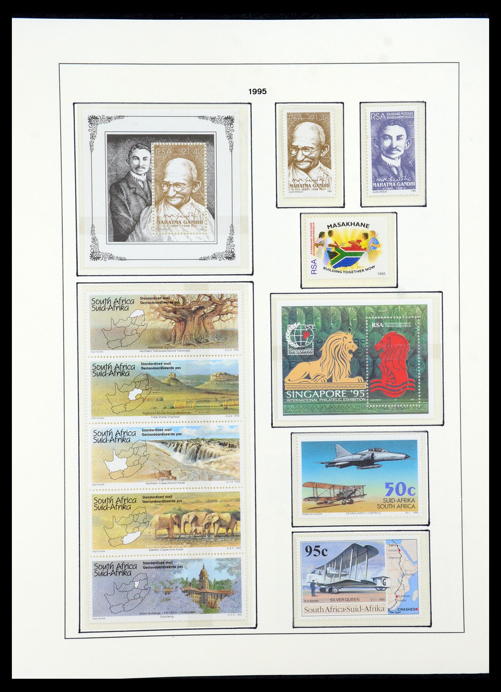 35789 129 - Postzegelverzameling 35789 Zuid Afrika en gebieden 1855-1999.