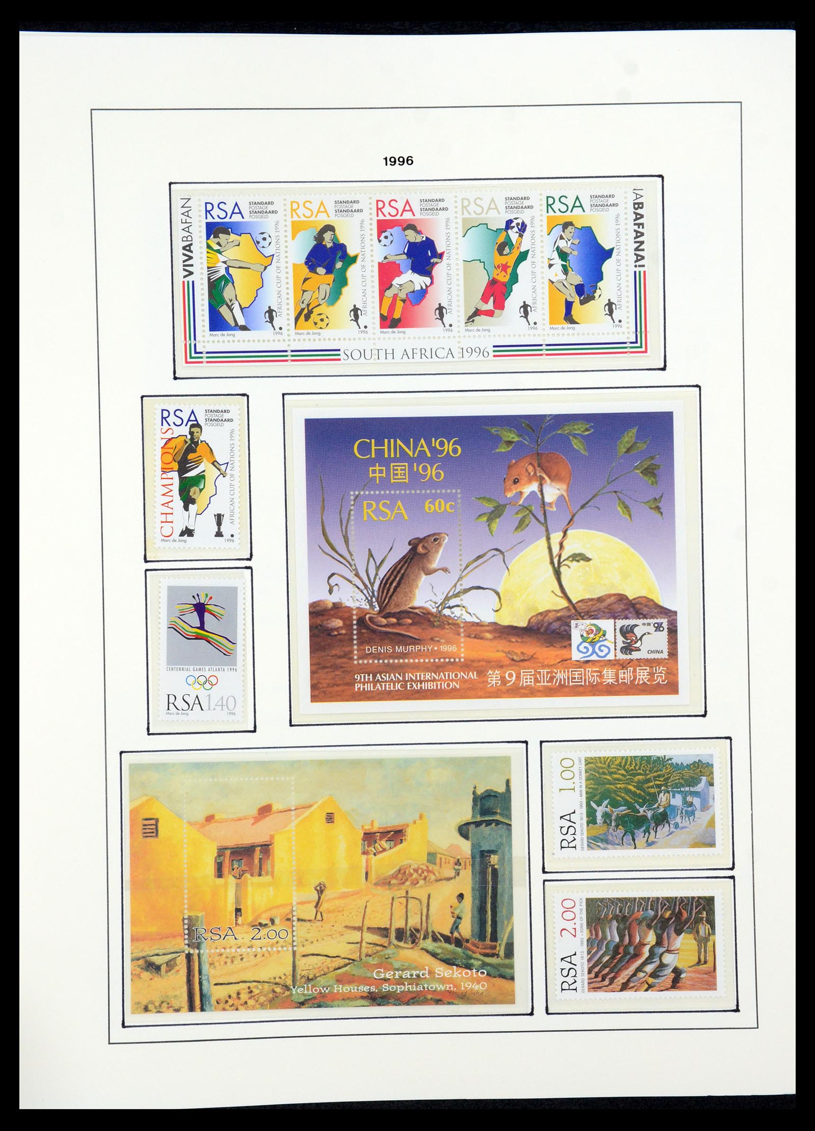 35789 131 - Postzegelverzameling 35789 Zuid Afrika en gebieden 1855-1999.