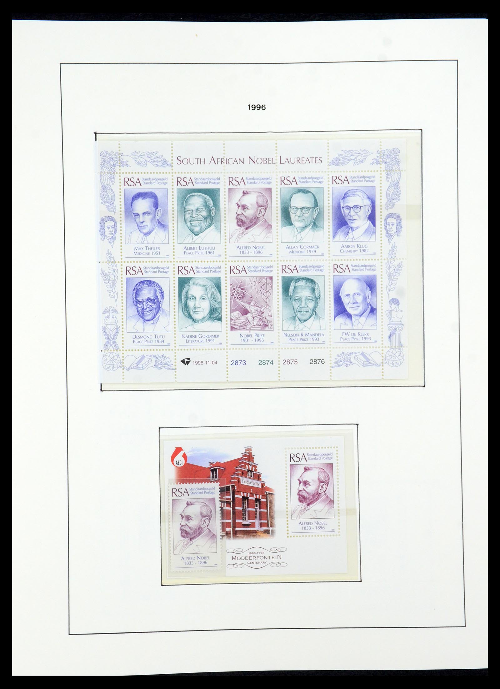 35789 133 - Postzegelverzameling 35789 Zuid Afrika en gebieden 1855-1999.