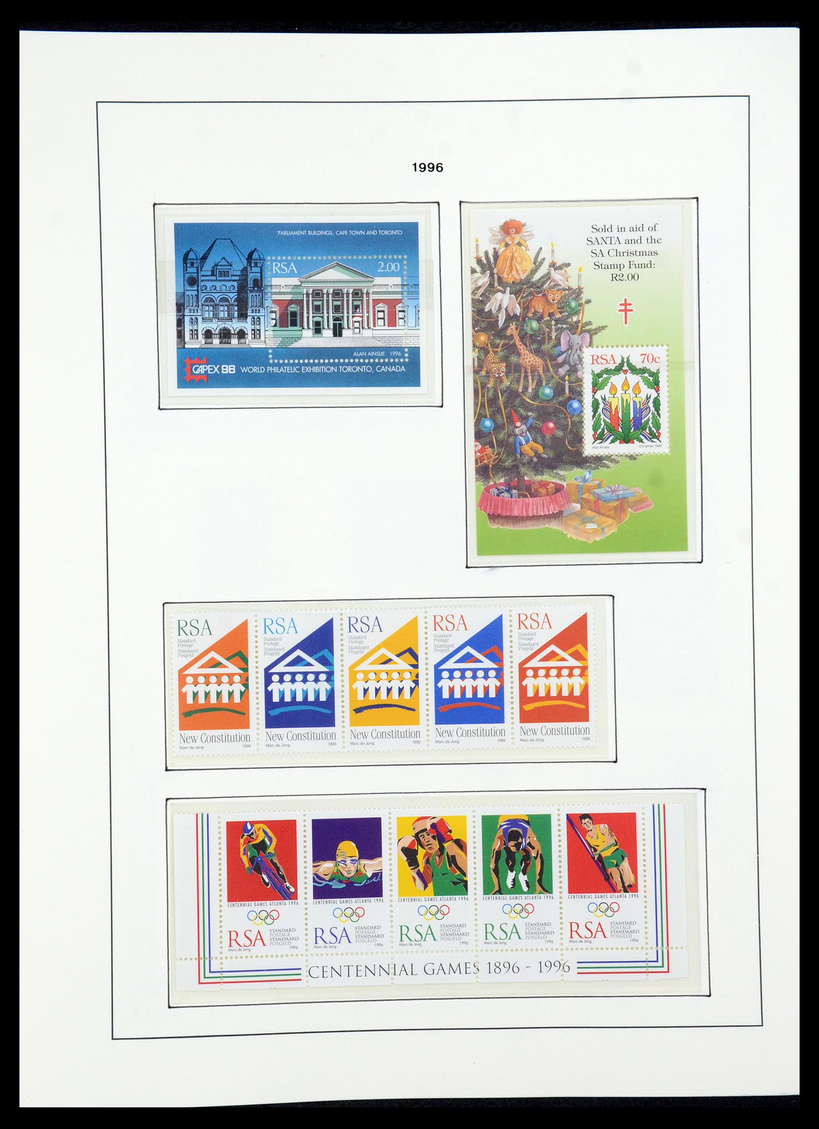 35789 134 - Postzegelverzameling 35789 Zuid Afrika en gebieden 1855-1999.