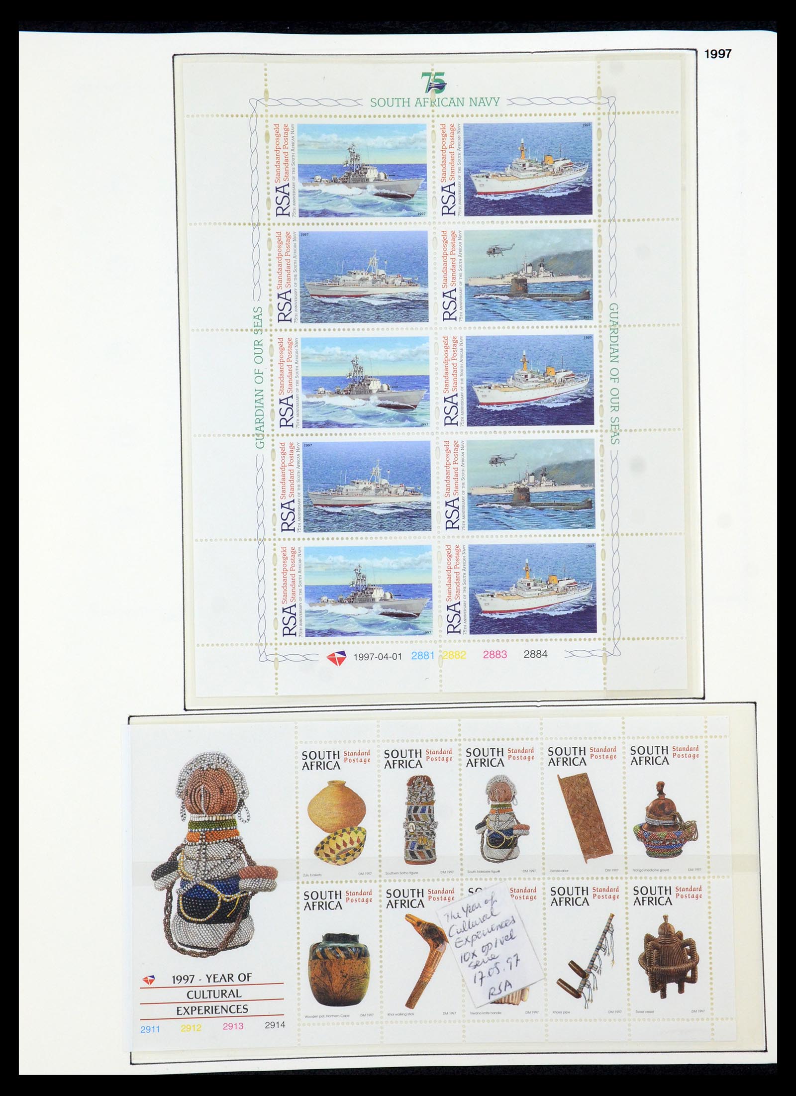 35789 138 - Postzegelverzameling 35789 Zuid Afrika en gebieden 1855-1999.