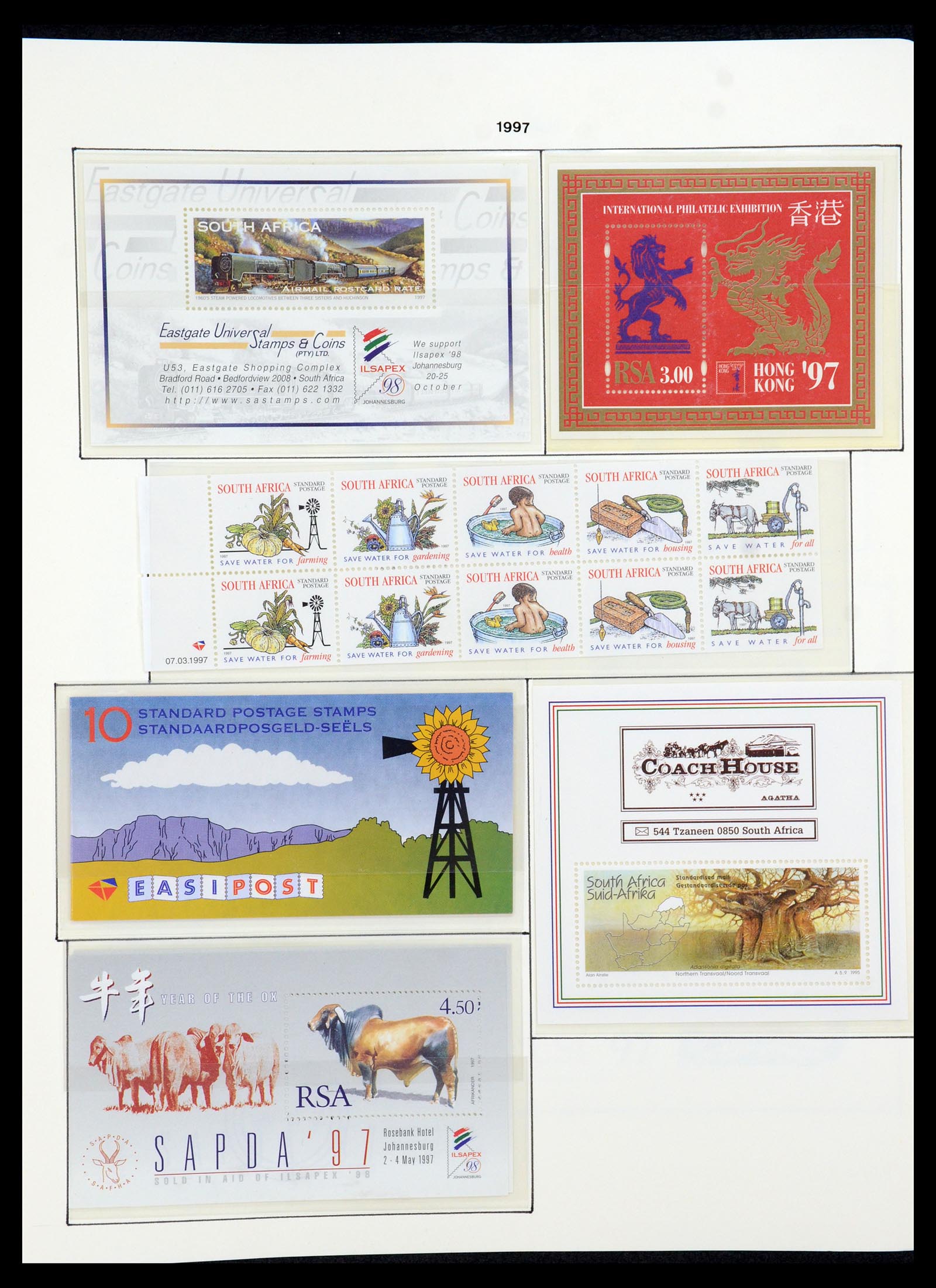 35789 140 - Postzegelverzameling 35789 Zuid Afrika en gebieden 1855-1999.